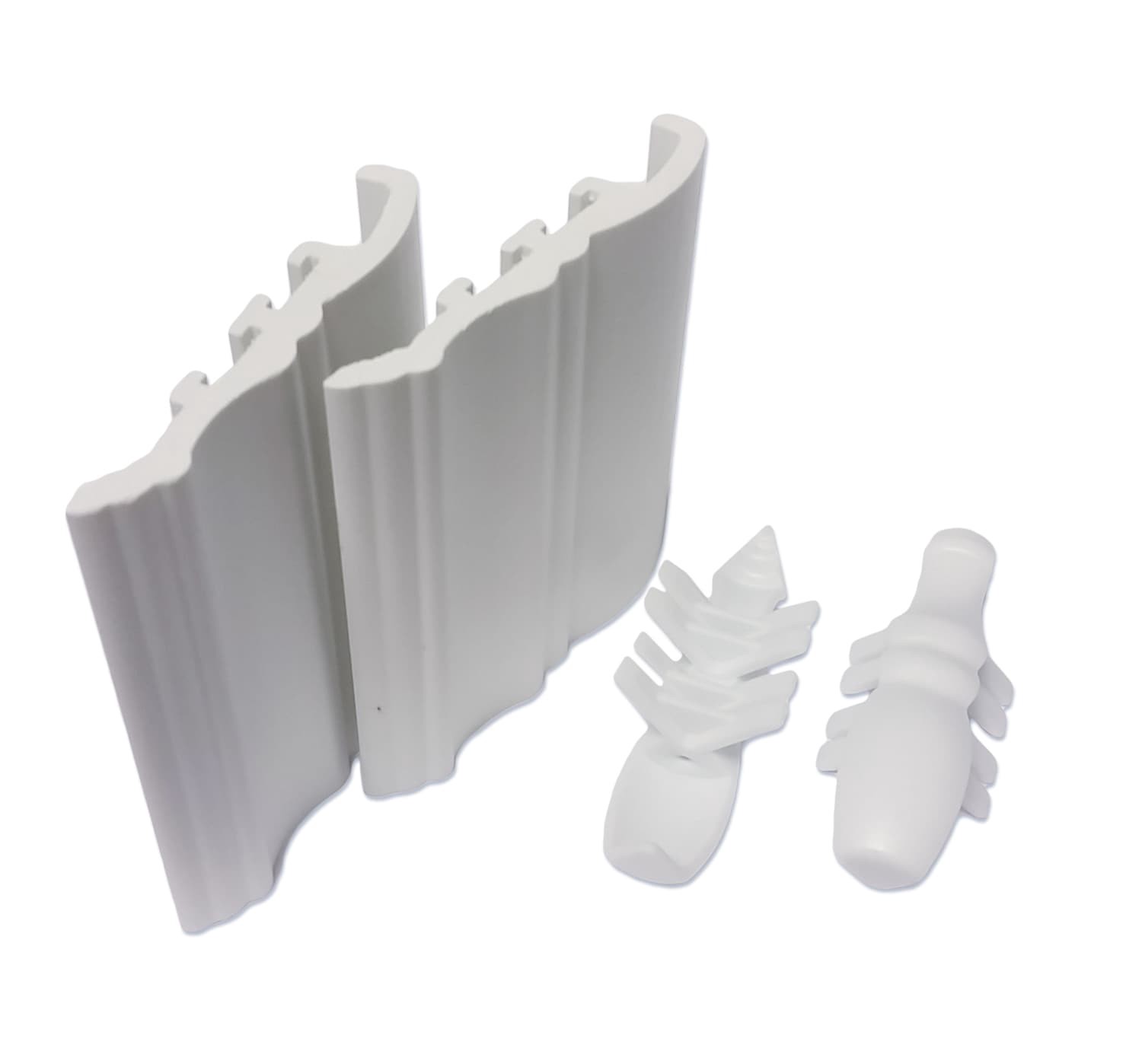 slide 4 of 4, allen + roth Cordless Faux Wood Trim at Store 4 -Piece Valance Returns, 1 ct