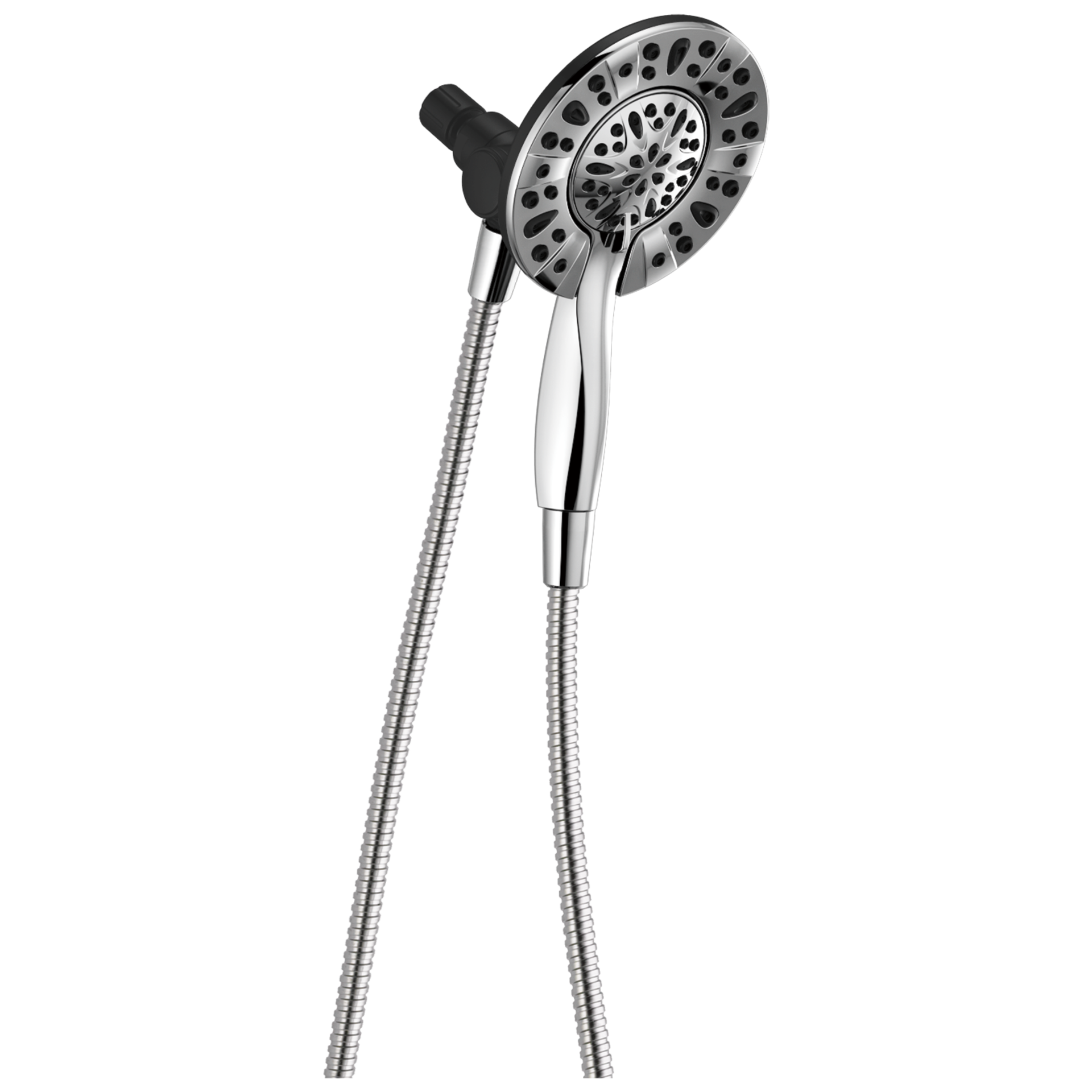 slide 1 of 6, Delta In2ition 4.0 -Spray Chrome 6.0000-in Round Shower Head with Handheld Combo 1.75 GPM, 1 ct