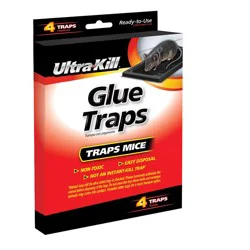 Ultra-Kill 4 Count Rat and Mouse Glue Board Mouse Traps