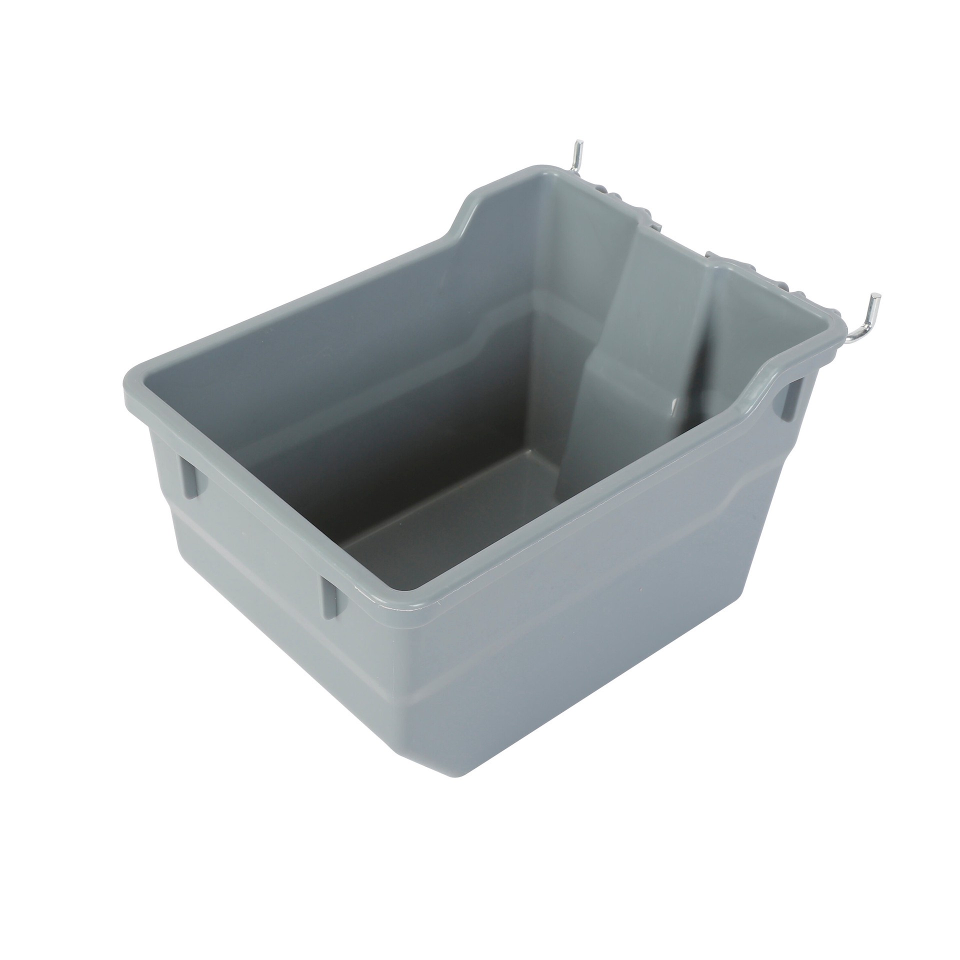 slide 3 of 3, Project Source Small Gray Plastic Bin, 1 ct