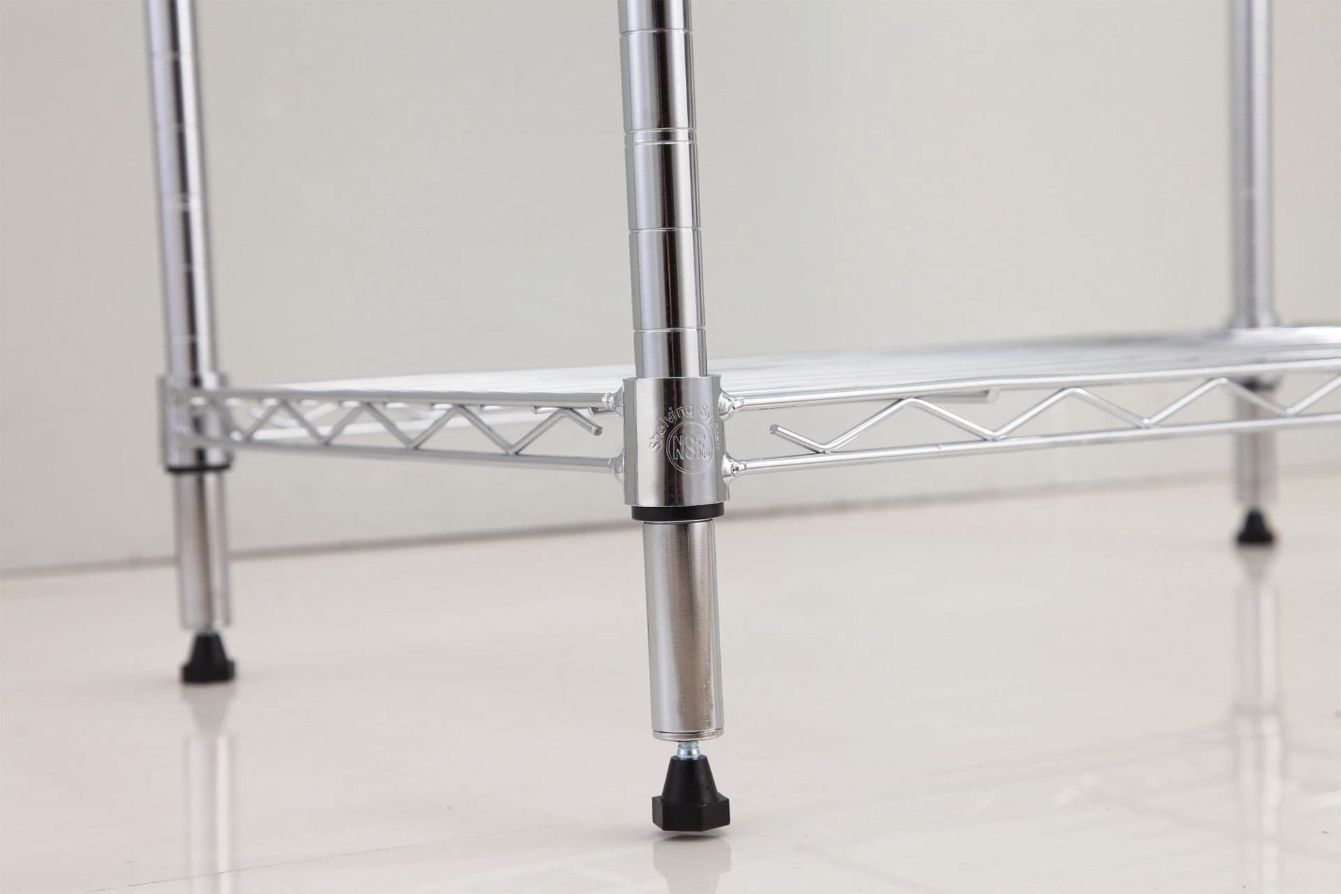 slide 3 of 6, Style Selections 5 -Tier Chrome Metal Utility shelving unit with Wire Shelves ( 36-in W x 16-in D x 72-in H ), 1 ct