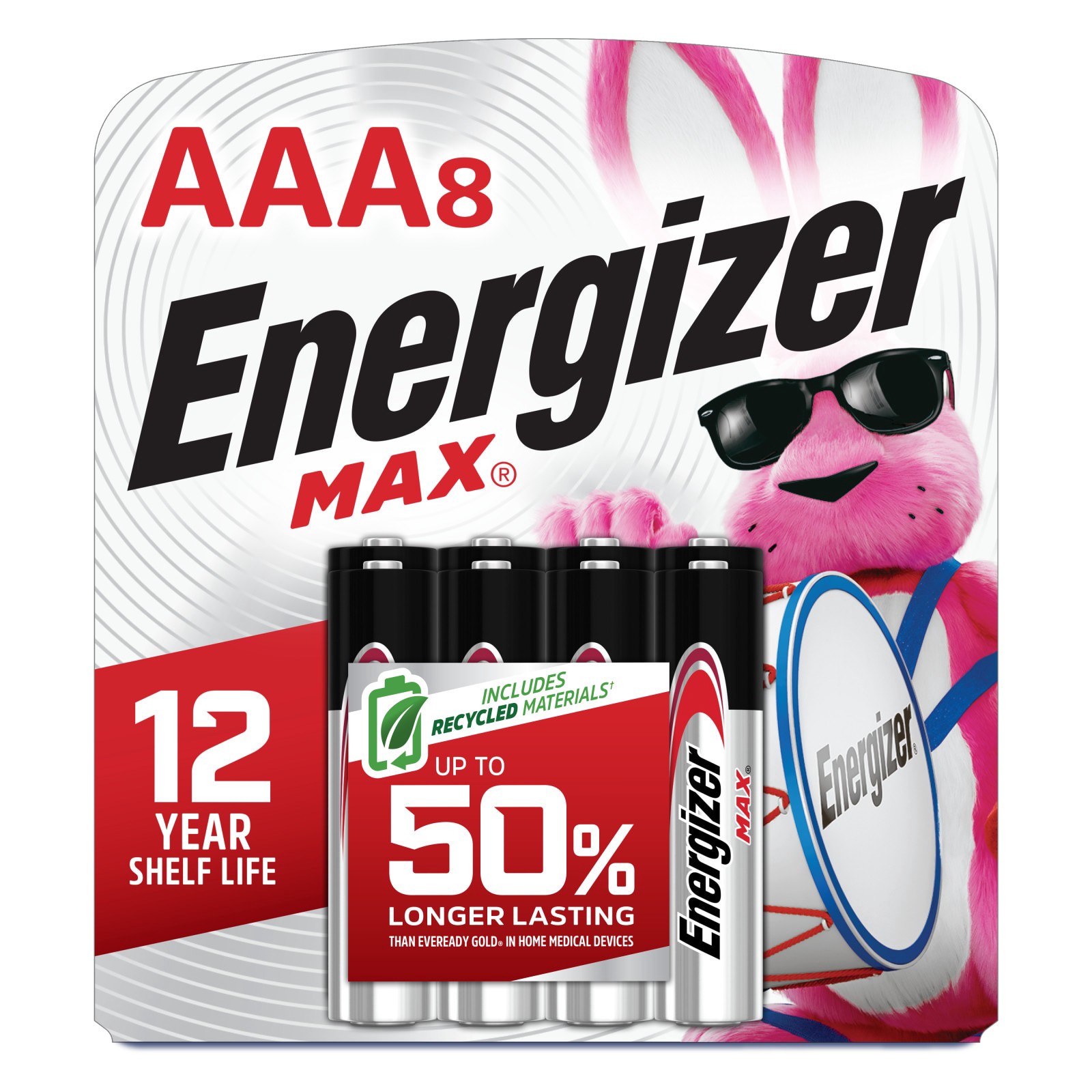 slide 1 of 6, Energizer MAX Alkaline AAA Batteries ( 8 -Pack), 1 ct