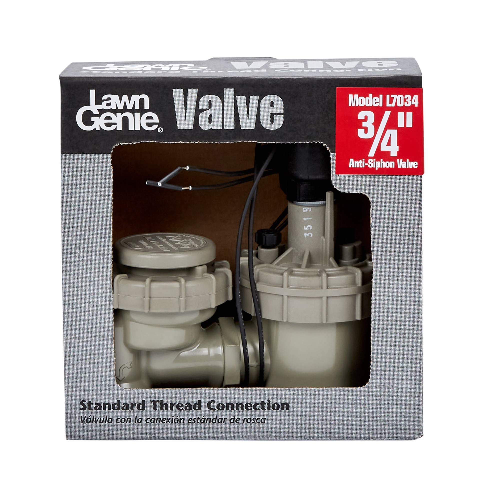 slide 2 of 3, Lawn Genie 0.75-in Plastic Electric anti-siphon irrigation valve, 1 ct
