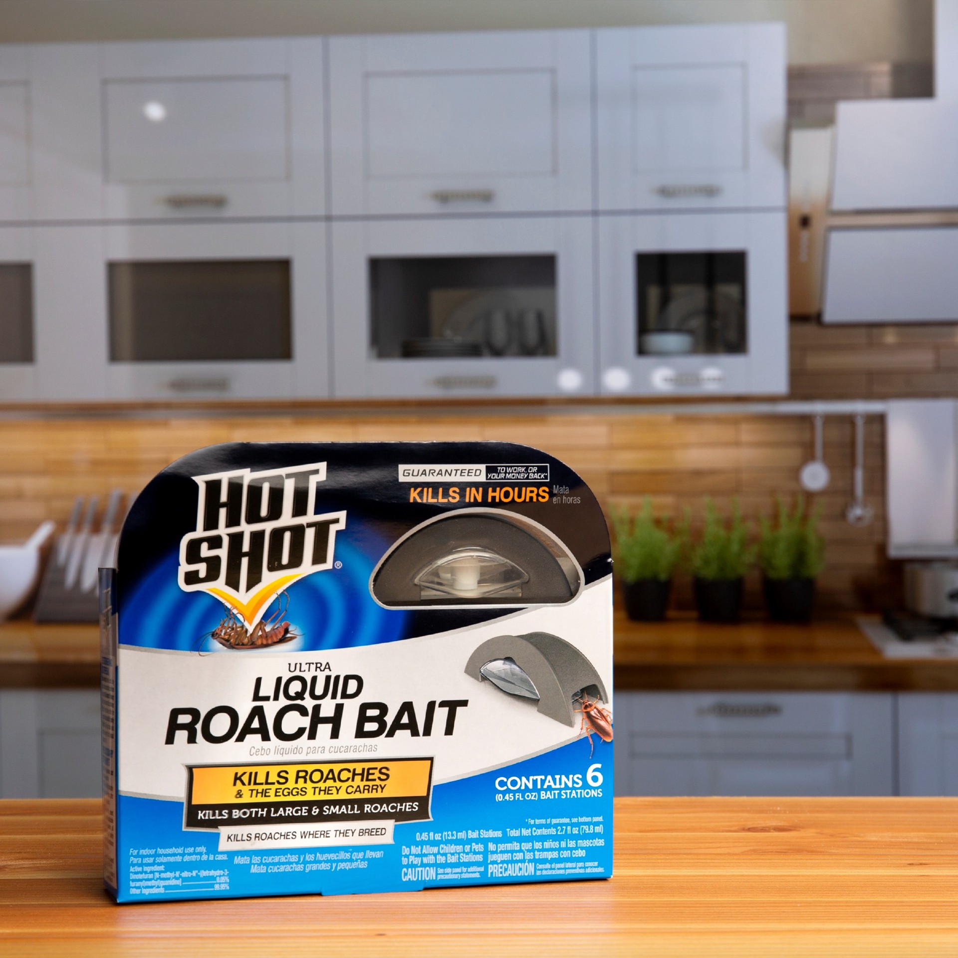 slide 6 of 6, Hot Shot ULTRA Liquid 0.45 -fl oz Roach bait 6 -Pack, 1 ct