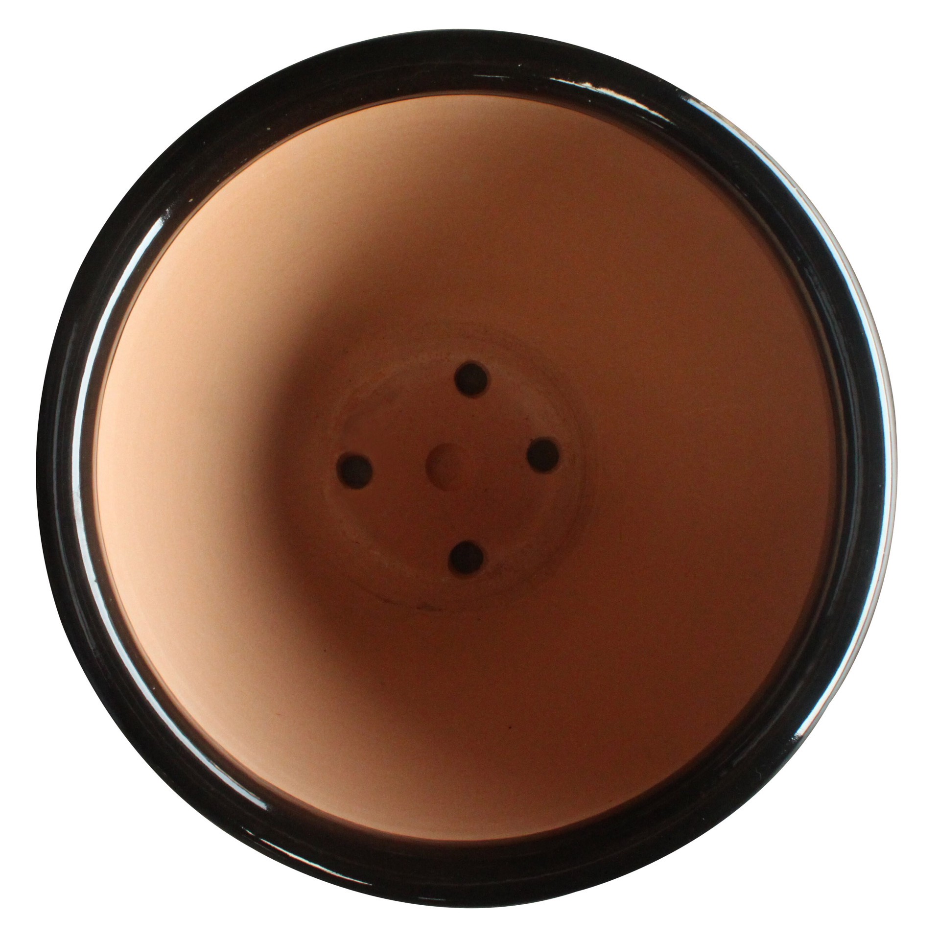 slide 6 of 6, allen + roth Round 15.7-in W x 15.7-in L Multiple colors/finishes Ceramic Outdoor Planter, 1 ct