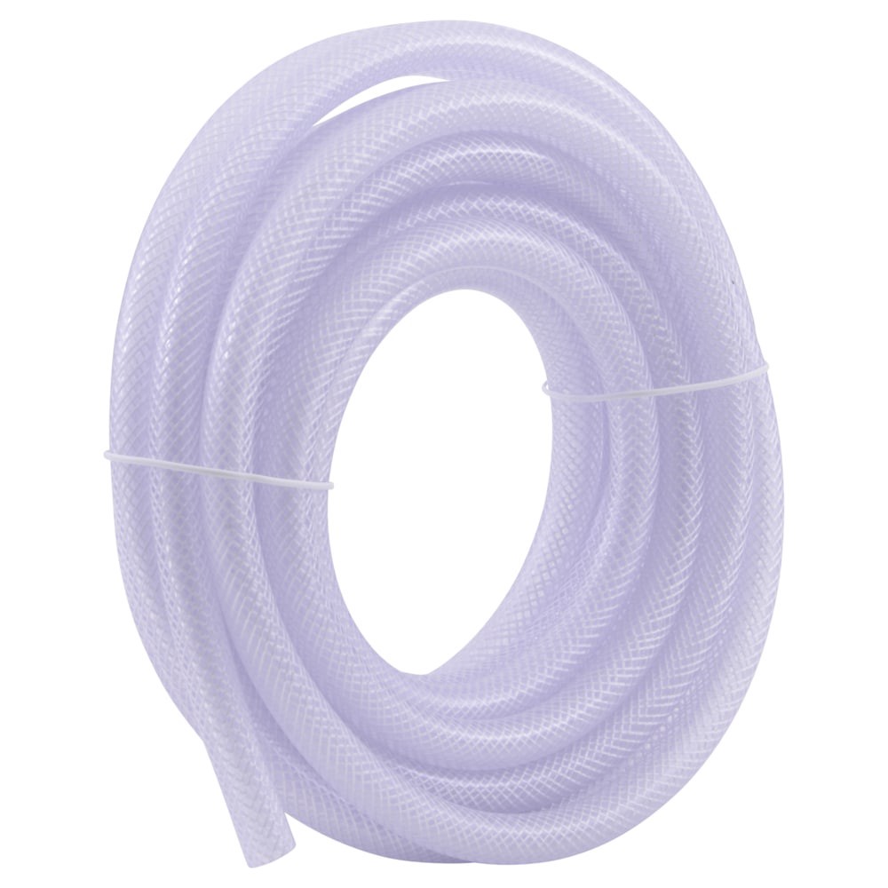 slide 1 of 6, EASTMAN 1/4-in ID x 20-ft Reinforced PVC Clear Reinforced braided vinyl tubing, 1 ct