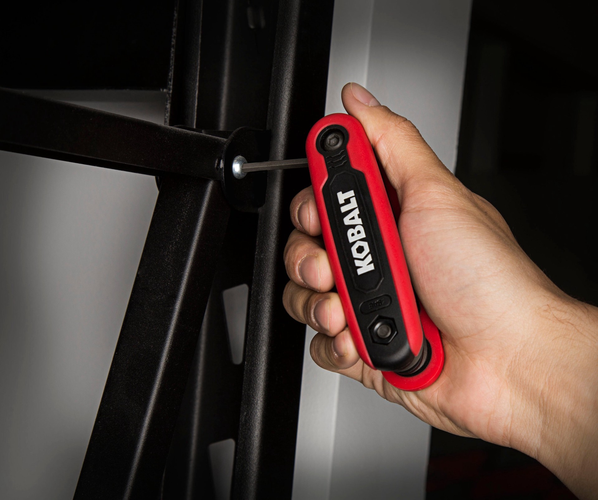 slide 5 of 6, Kobalt Folding Assorted Standard (SAE) 9 -Pieces Hex key set, 1 ct