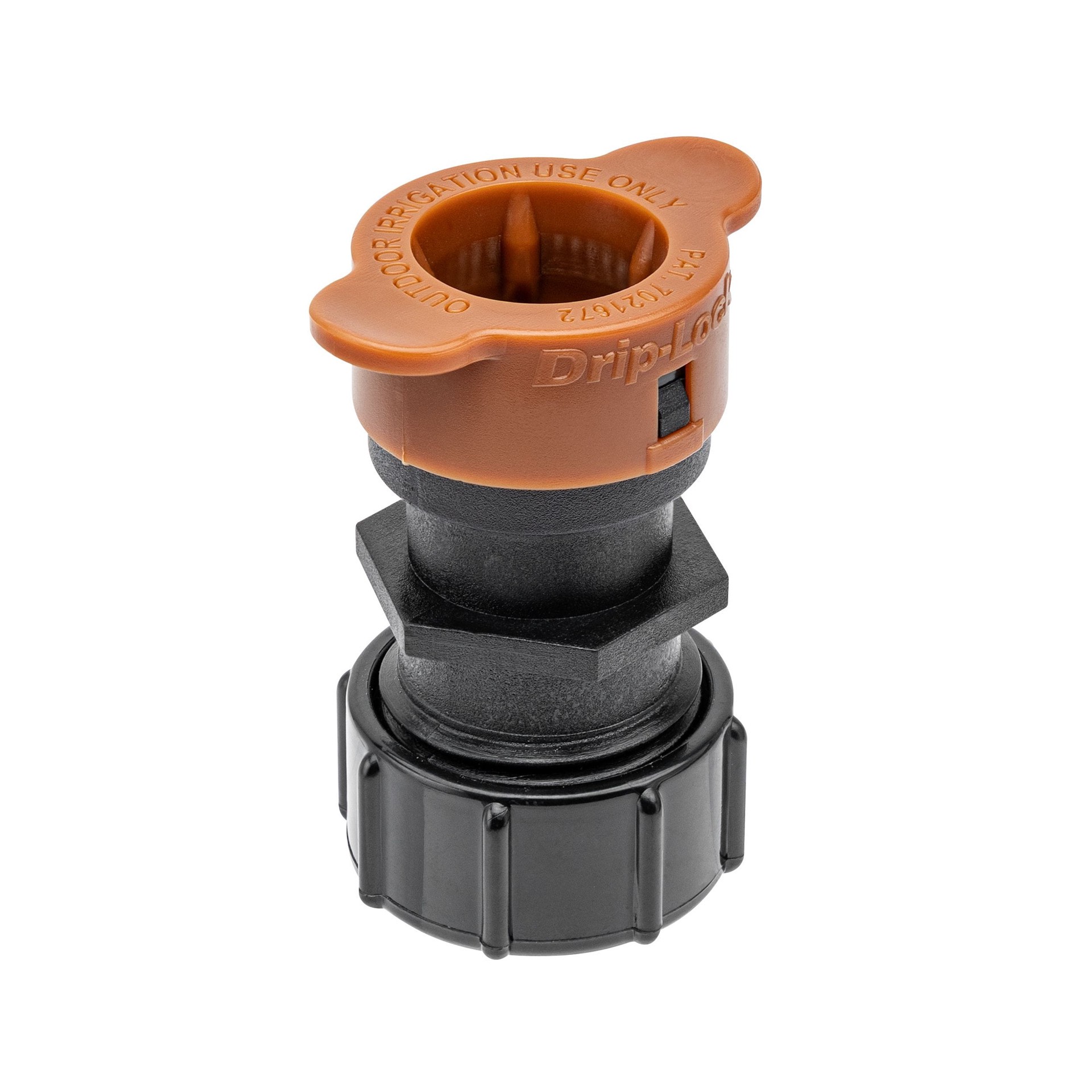 slide 3 of 6, Orbit 1/2-in Polyethylene Push-Fit Drip Irrigation End Cap, 1 ct