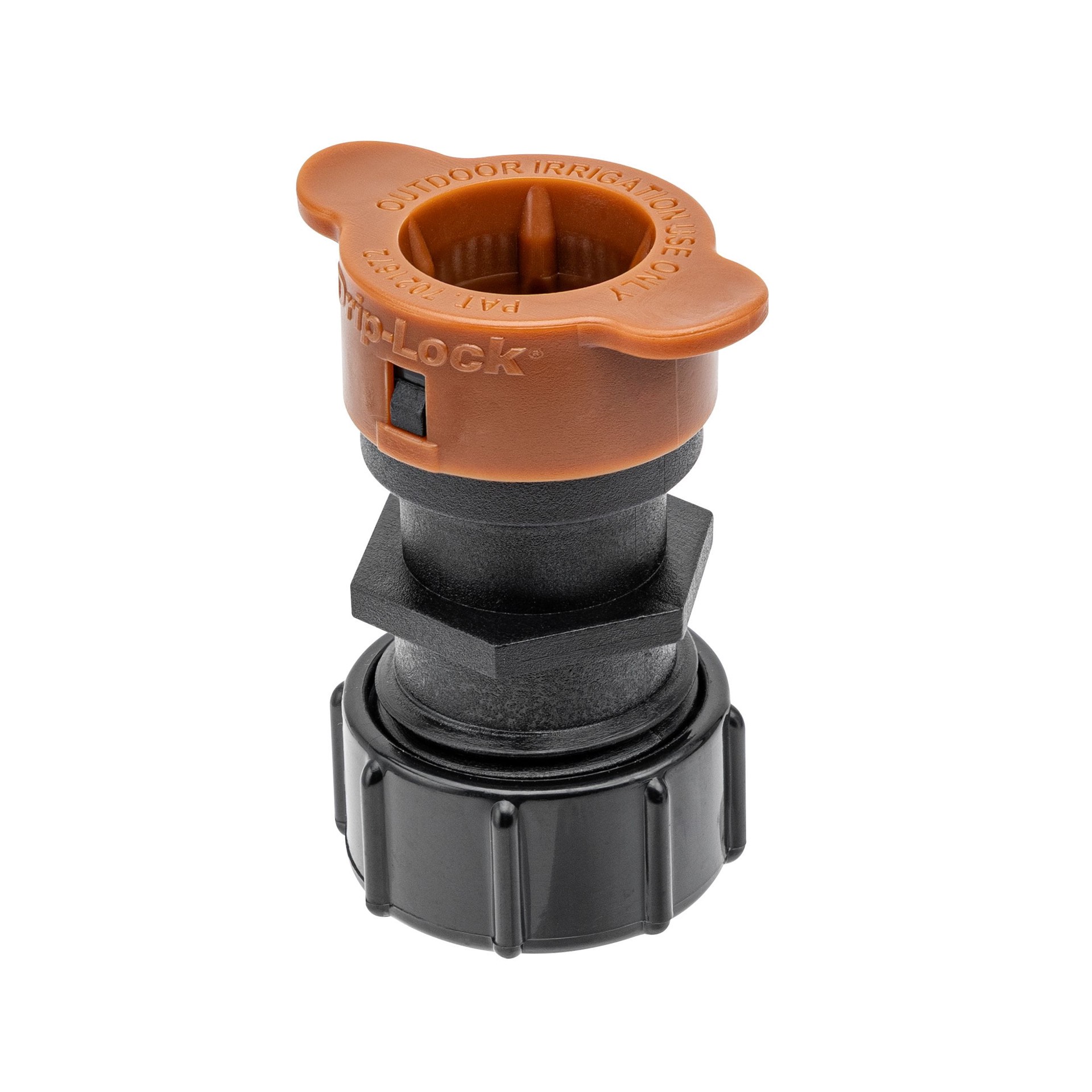 slide 4 of 6, Orbit 1/2-in Polyethylene Push-Fit Drip Irrigation End Cap, 1 ct