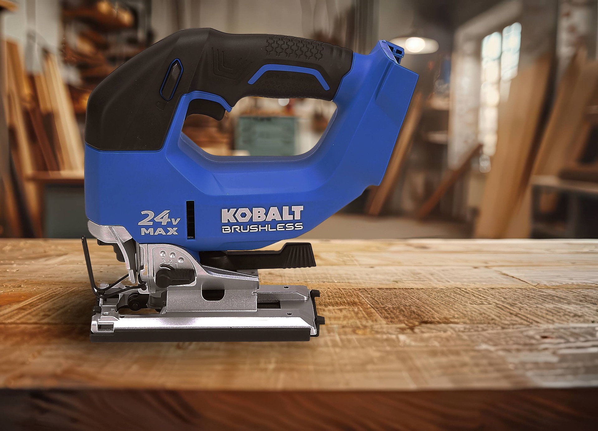 slide 5 of 6, Kobalt 24-volt Brushless Variable Speed Keyless Cordless Jigsaw (Battery Not Included and Charger Not Included), 1 ct