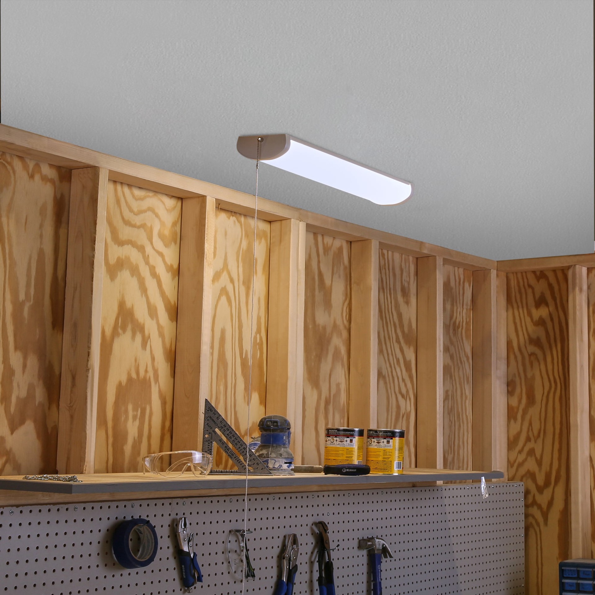 slide 2 of 6, Utilitech 1600 -Lumen Neutral White LED Wraparound Light, 1 ct