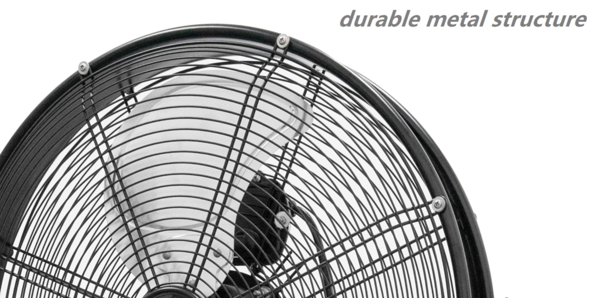 slide 4 of 6, Utilitech 20-in 120 -Volt 3 -Speed High Velocity Indoor/Outdoor Black Pedestal Fan, 1 ct