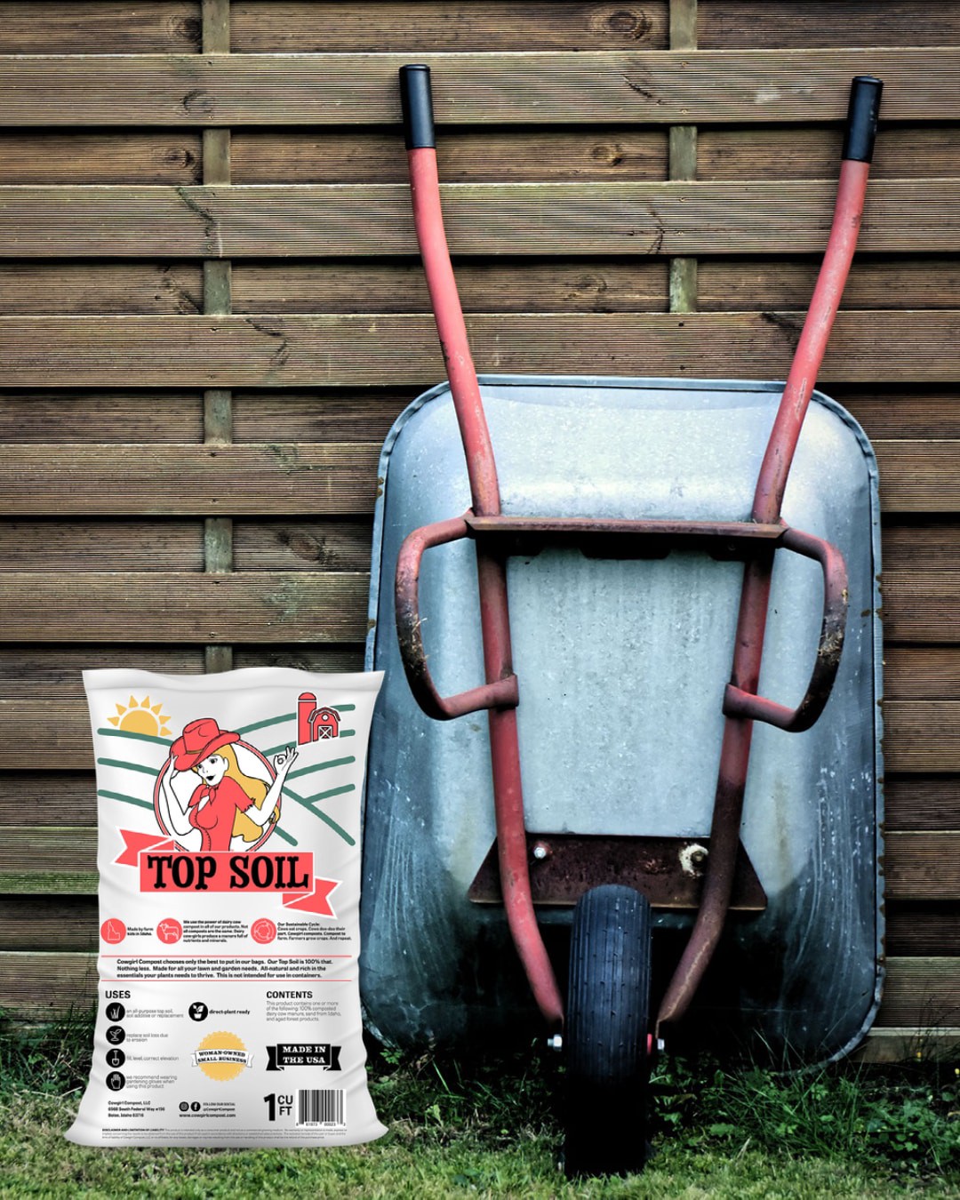 slide 6 of 6, Cowgirl Compost Top Soil 1 CF, 1 ct