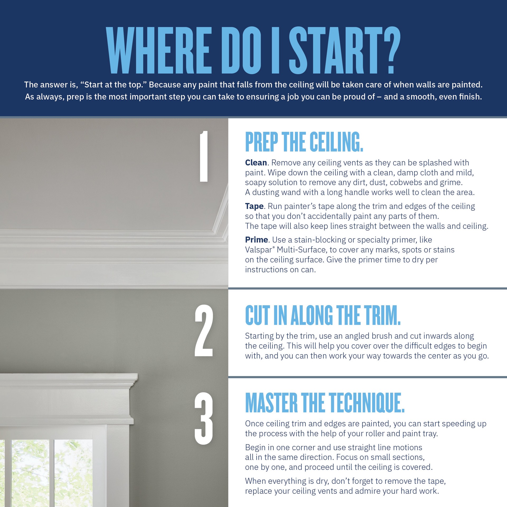 slide 2 of 6, Valspar Flat White Ceiling Paint Paint and Primer ( 5-gallon ), 1 ct