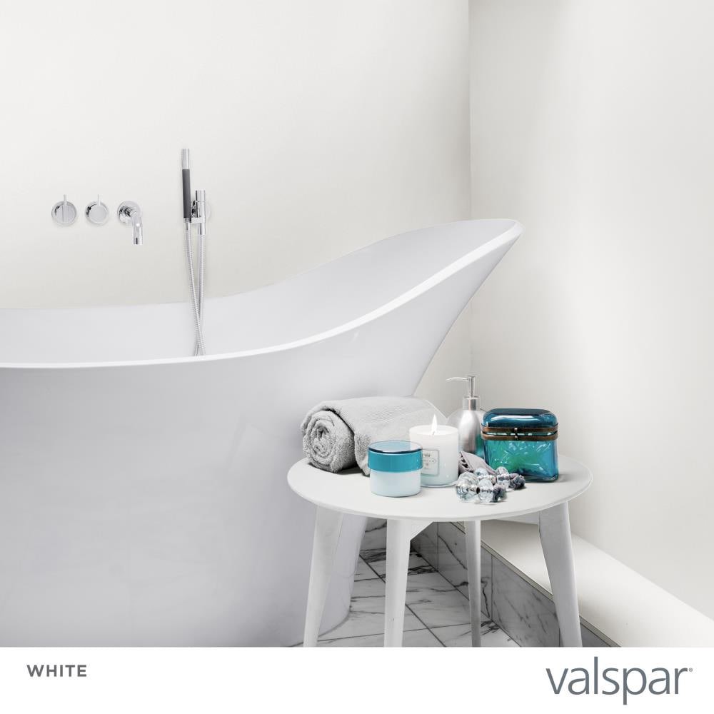 slide 2 of 6, Valspar 2000 Semi-gloss High Hide White Interior Paint Paint + Primer ( 5-gallon ), 1 ct