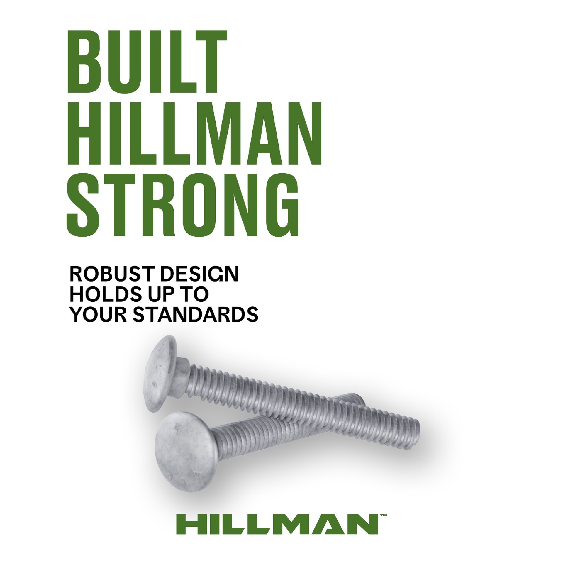 slide 3 of 6, Hillman 5/16-in x 4-1/2-in Galvanized Coarse Thread Exterior Carriage Bolt, 1 ct