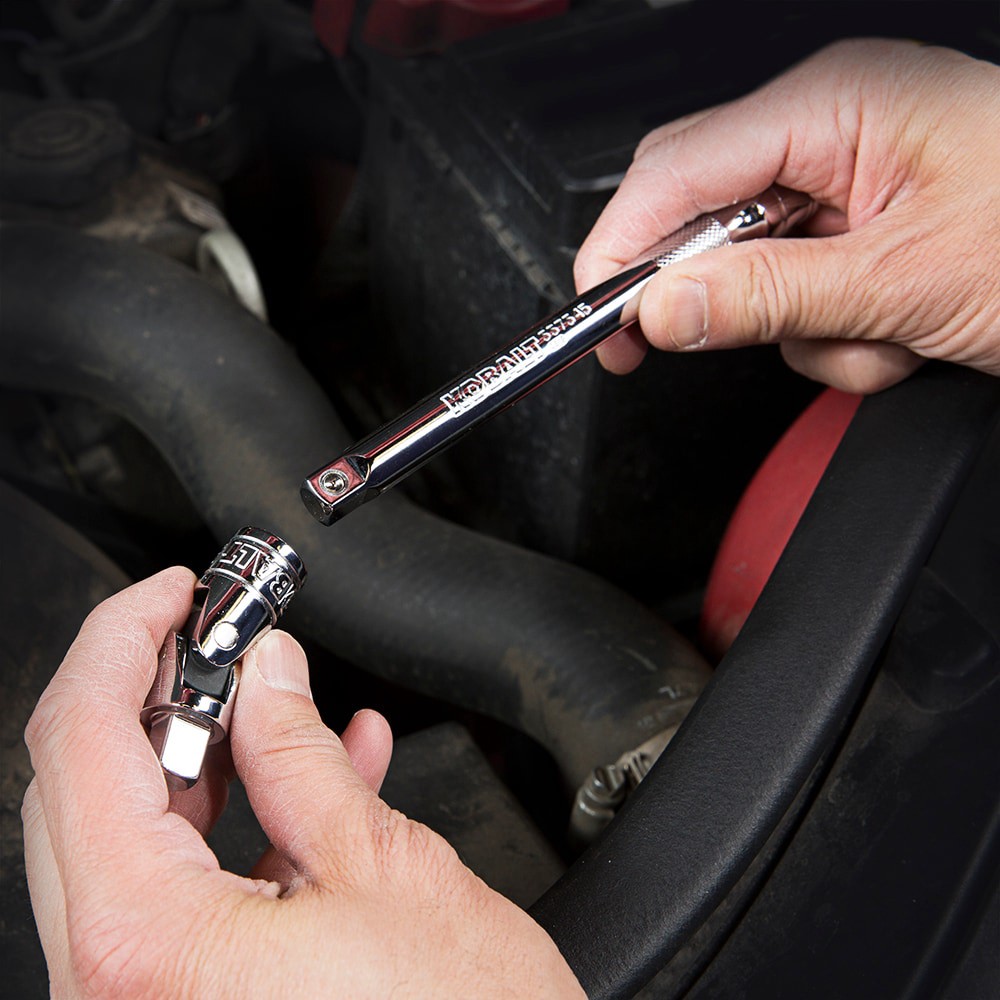 slide 4 of 6, Kobalt 3 -Piece 1/4-in 3/8-in 1/2-in to 1/4-in 3/8-in 1/2-in Universal joint, 1 ct