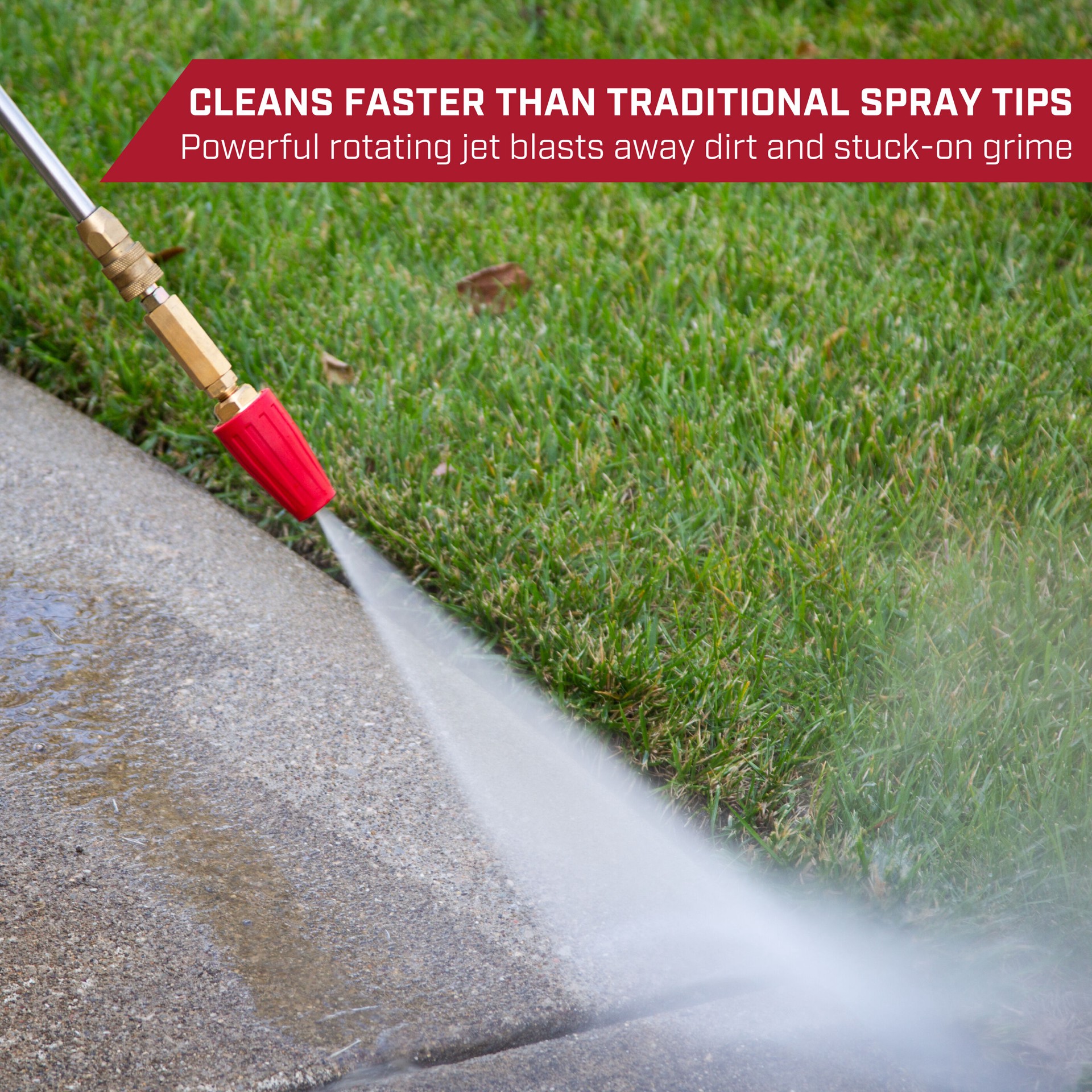 slide 6 of 6, SurfaceMaxx PRO 4500-PSI 1/4-in Turbo nozzle, 1 ct
