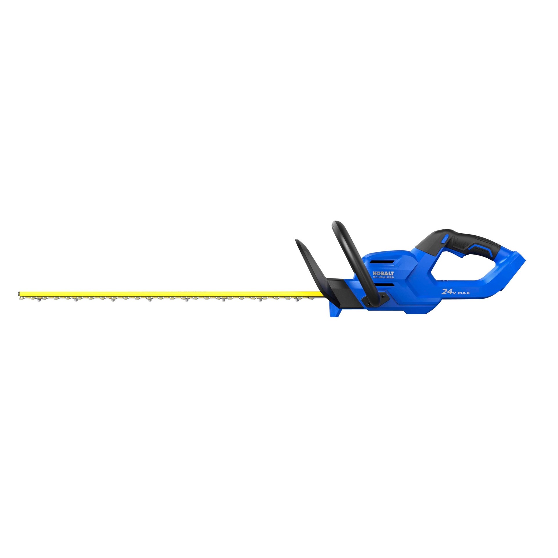 slide 5 of 6, Kobalt 24-volt 24-in Battery Hedge Trimmer 2 Ah Battery Included , Charger Included, 1 ct