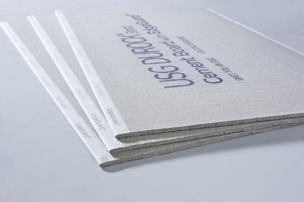 slide 2 of 5, DUROCK Brand 3-ft x 5-ft x 5/8-in Waterproof Cement Backer Board 1.0 Sheets, 1 ct