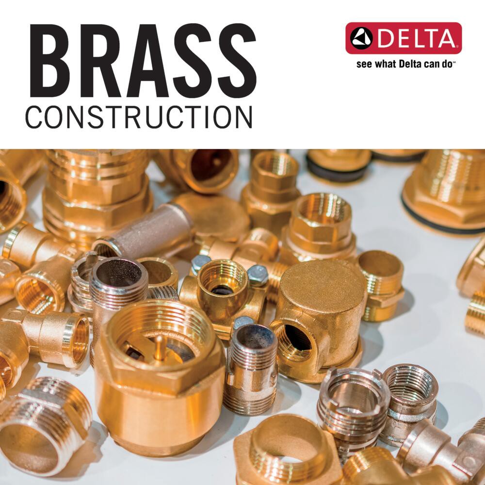 slide 5 of 6, Delta Foundations Chrome 1-handle 2.0-in Round Bathtub and shower Faucet with Valve (Single Function), 1 ct