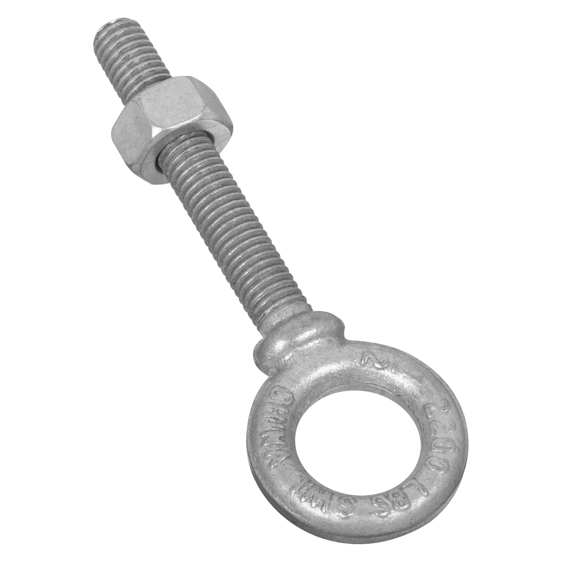 slide 2 of 3, National Hardware 1/2-in 1/2-in x 3-1/4-in Galvanized Interior/Exterior Coarse Thread Eye Bolt, 1 ct