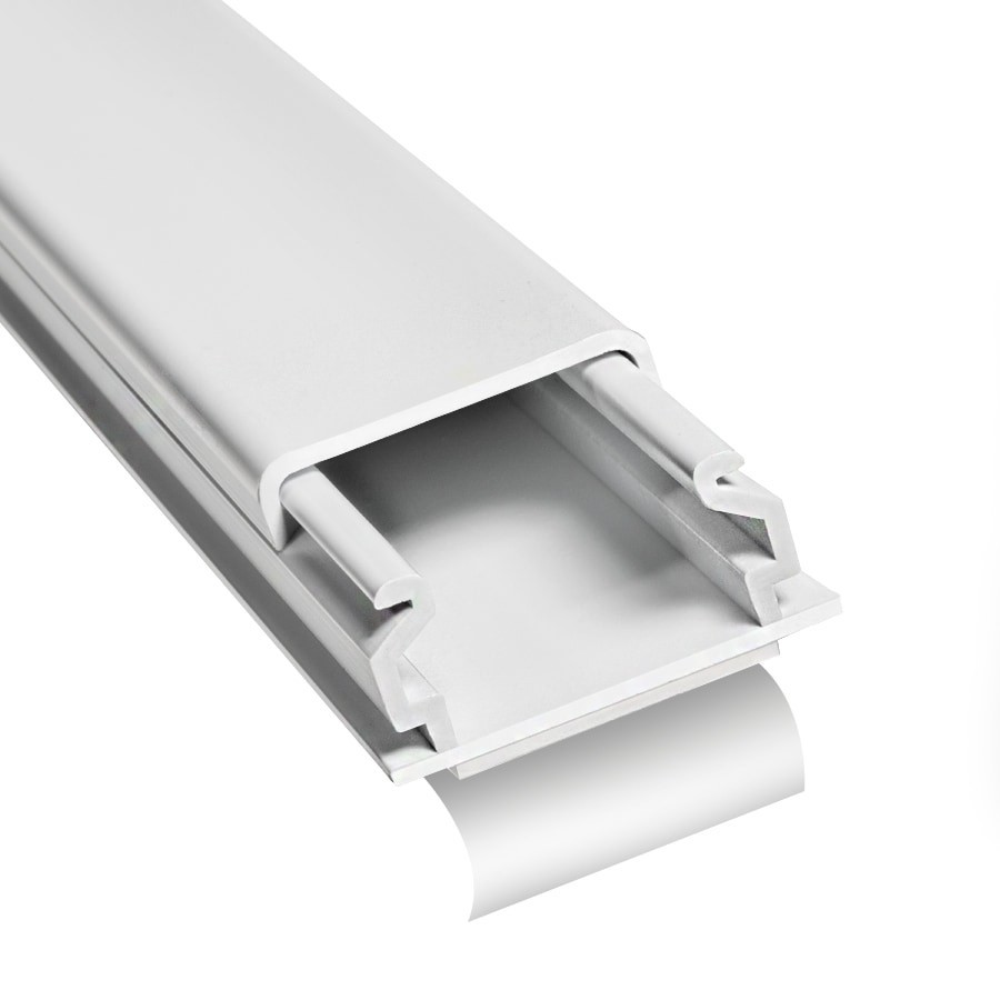 slide 3 of 3, MonoSystems CableHider1 60.0-in L White Raceway, 1 ct
