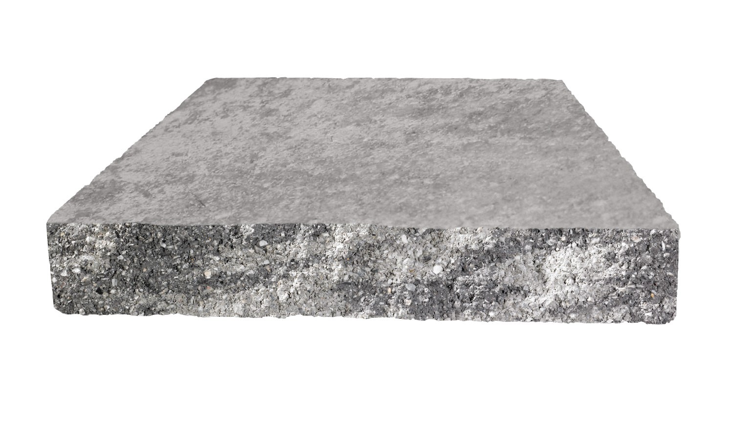 slide 1 of 6, 3-in H x 16-in L x 11.5-in D Gray/Charcoal Concrete Retaining wall cap, 1 ct