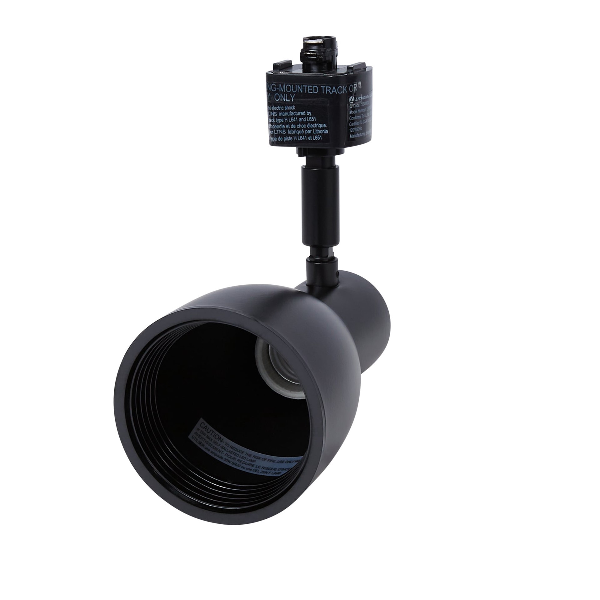 slide 2 of 4, Lithonia Lighting LTKNSTBF Series Track Kit 44.0-in 3 -Light Black Integrated Traditional Linear Track Lighting Kit with Step Pivoting Heads, 1 ct