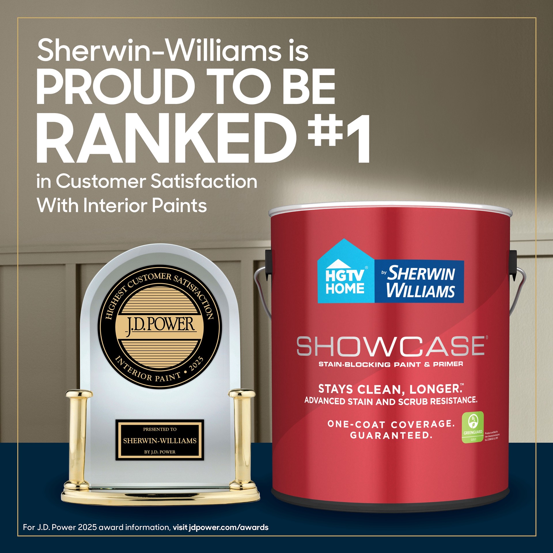 slide 2 of 6, HGTV HOME by Sherwin-Williams Showcase Flat Ultra White Tintable Interior Paint Paint + Primer ( 5-gallon ), 1 ct