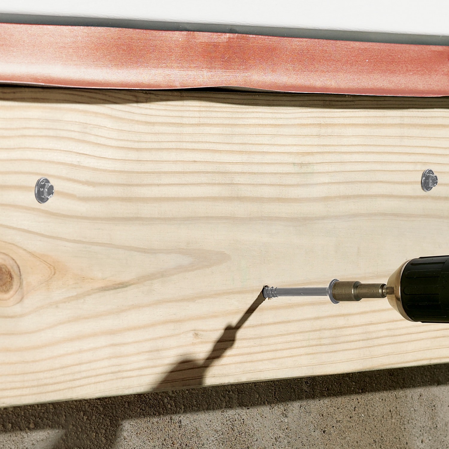 slide 2 of 3, LedgerLOK by FastenMaster 5-in Gray Ecoat Hex -Head Exterior Structural wood screws, 1 ct