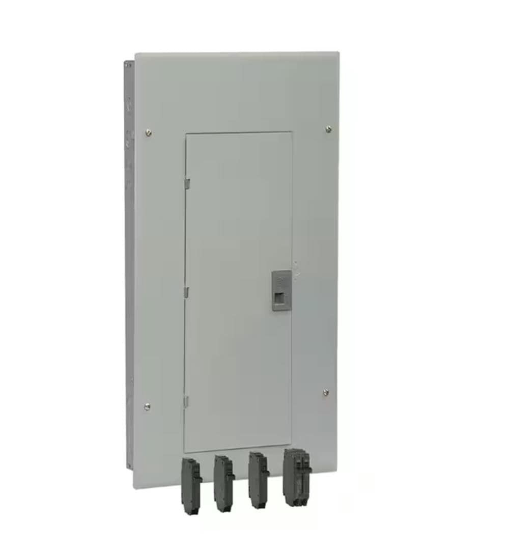 slide 6 of 6, GE PowerMark Gold 200 -Amp 20 -Spaces 40 -Circuit Indoor Main Breaker Load Center (Value Pack), 1 ct