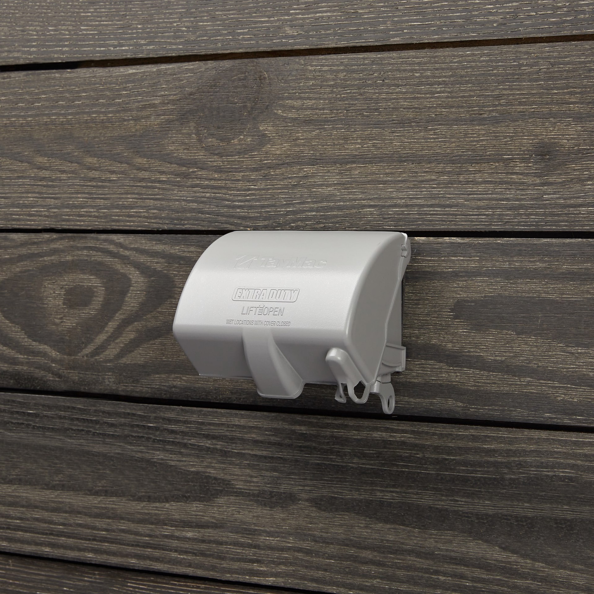 slide 3 of 6, Hubbell 1 -Gang Rectangle Gray Metal Weatherproof Electrical Box Cover, 1 ct