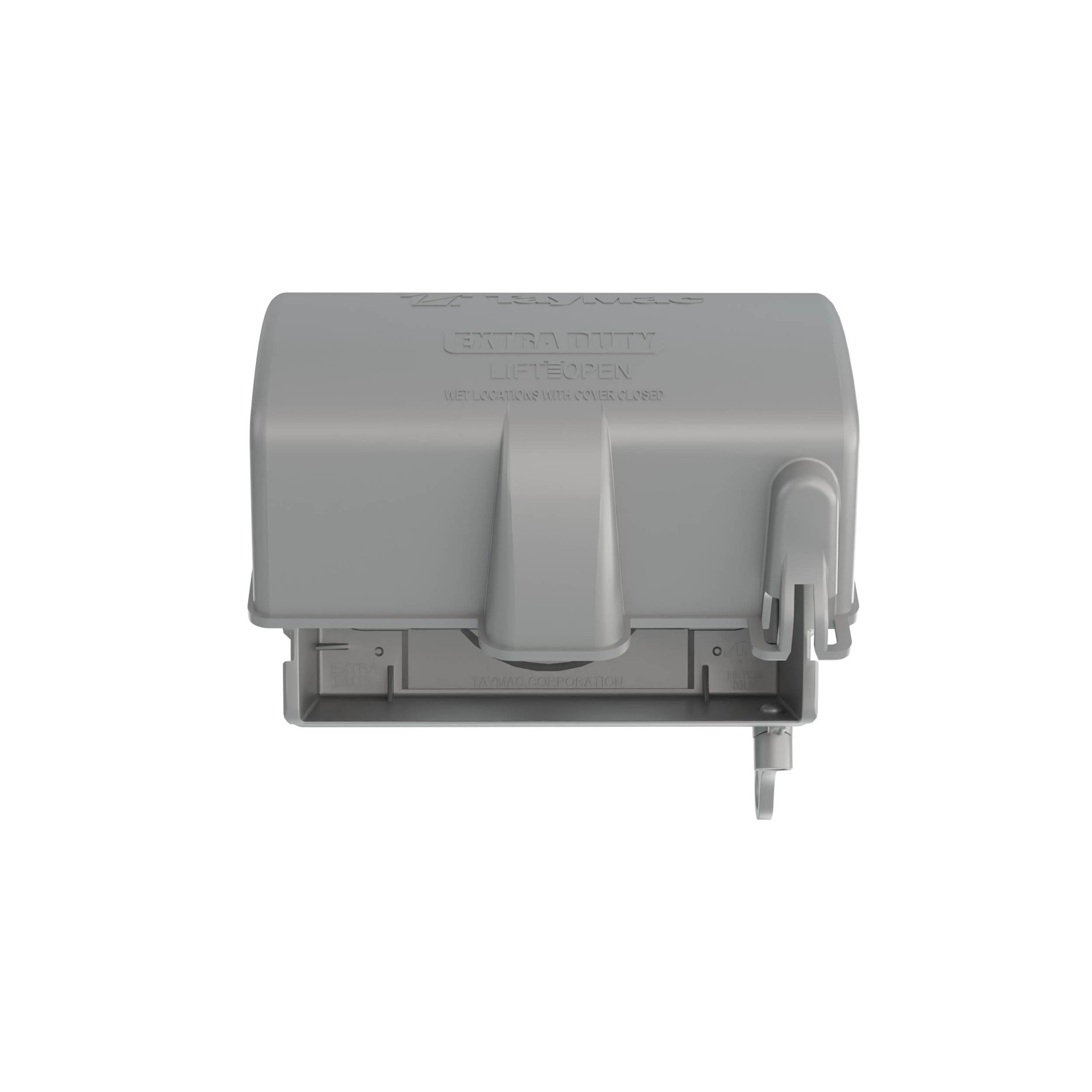 slide 5 of 6, Hubbell 1 -Gang Rectangle Gray Metal Weatherproof Electrical Box Cover, 1 ct