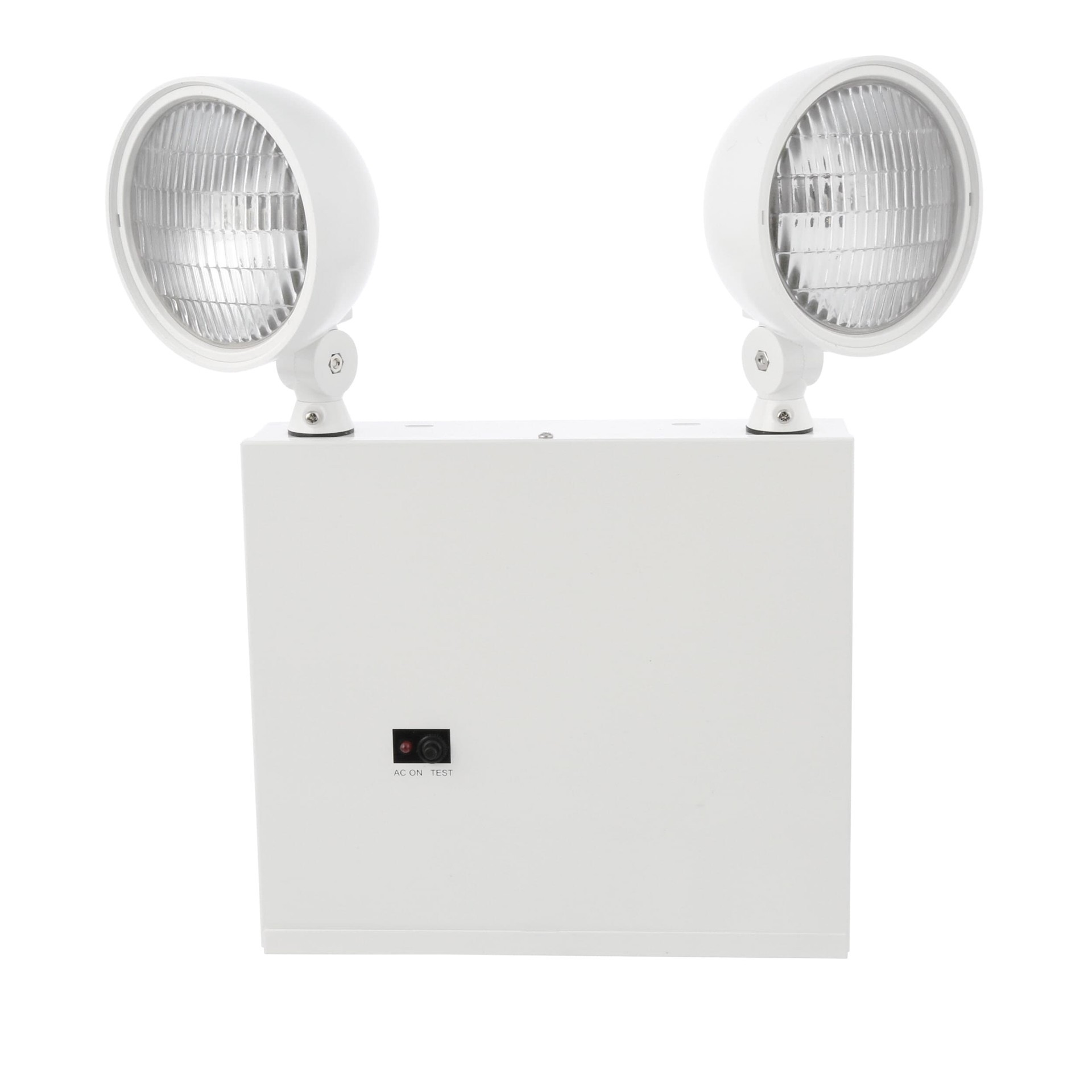 slide 2 of 5, Lithonia Lighting New York approved, Industrial Steel Emergency Lighting Unit 7 -Watt 120/277 -Volt Incandescent White Hardwired Emergency light, 1 ct