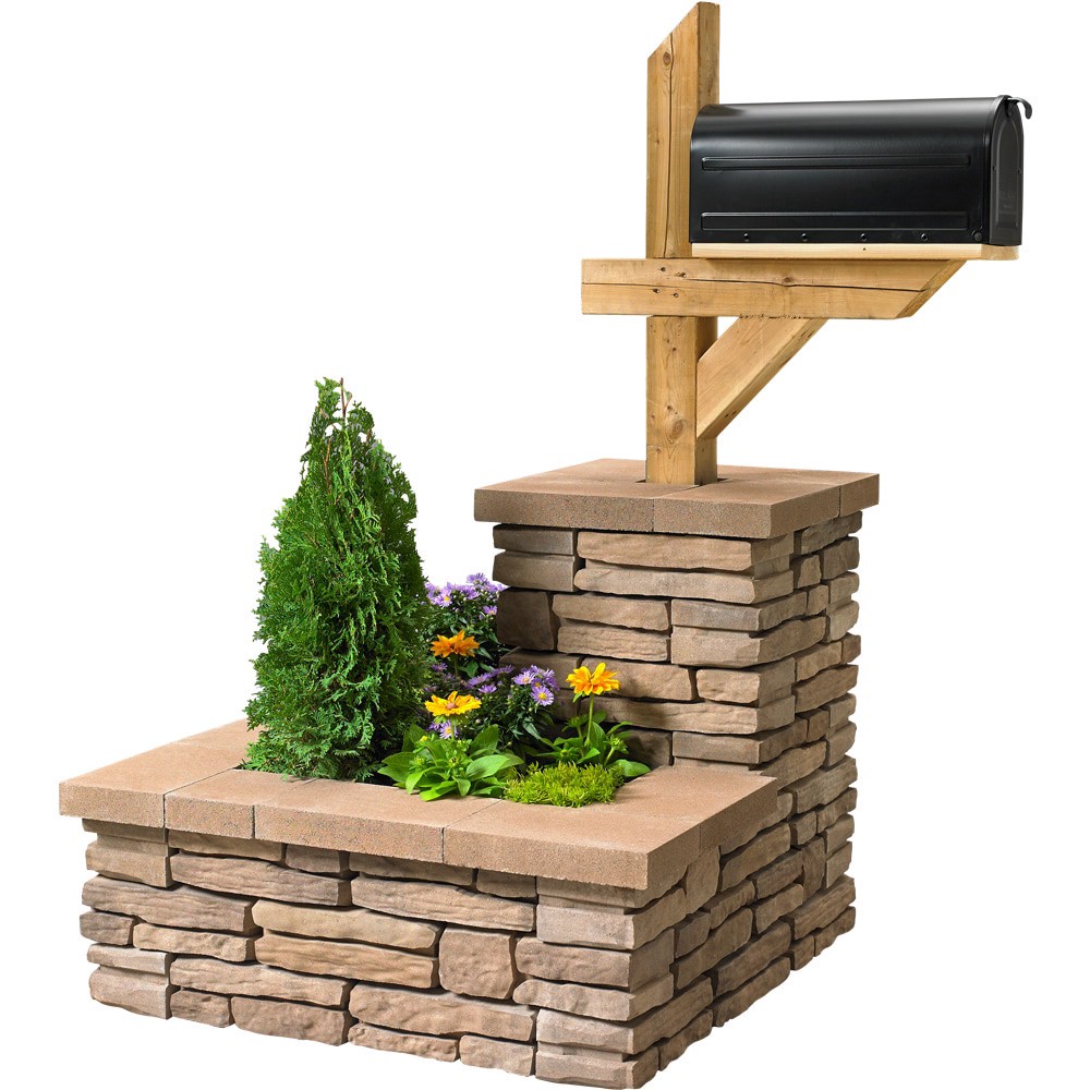 slide 6 of 6, Belgard 4.0-in H x 12.0-in L x 5.75-in D Riverblend Concrete Retaining wall block, 1 ct