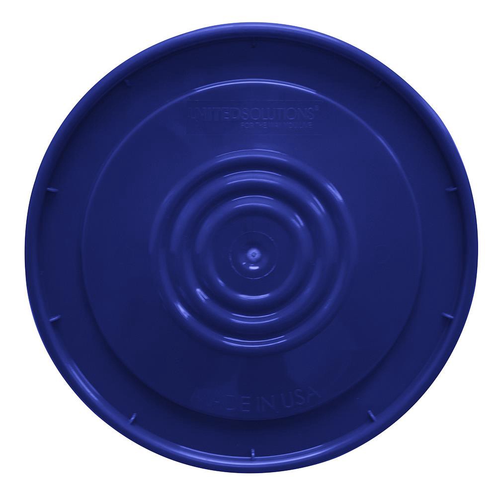 slide 1 of 2, United Solutions 5-Gallon Blue Plastic Bucket Lid, 1 ct