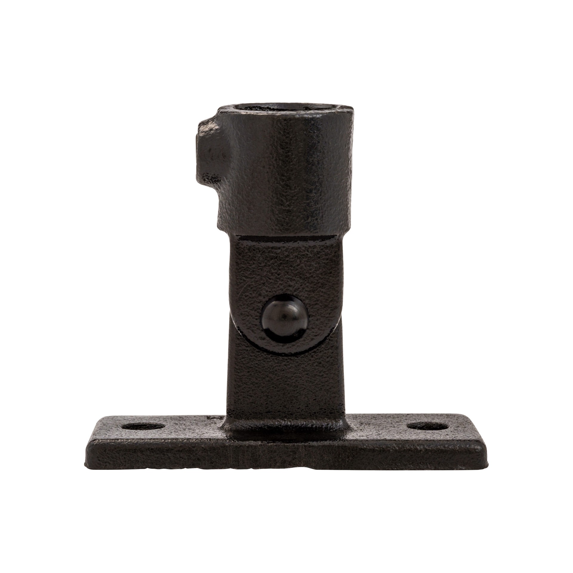 slide 2 of 6, SteelTek 3/4-in Structural Black Swivel Base, 1 ct
