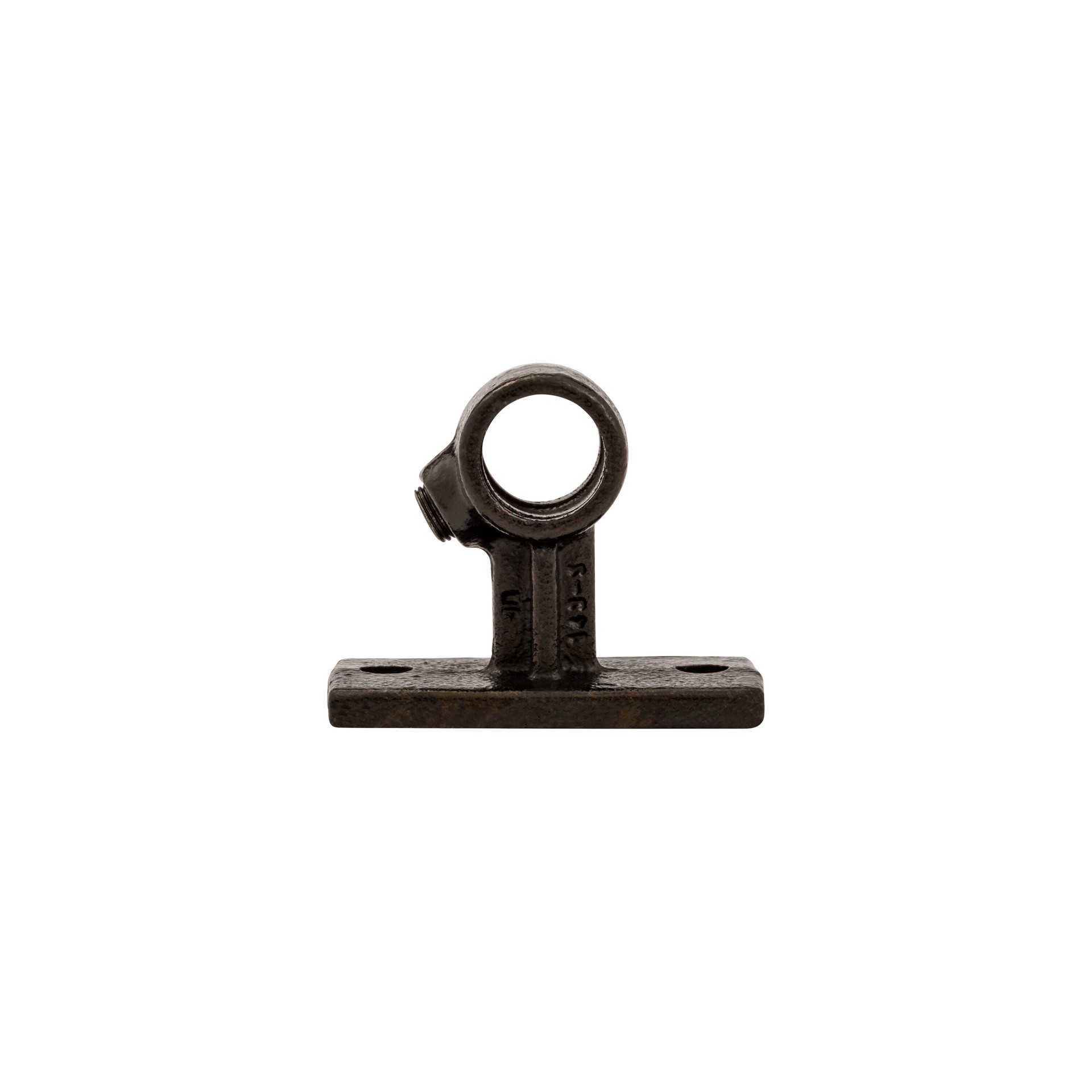 slide 2 of 6, SteelTek 3/8-in Structural Black Rail Support, 1 ct