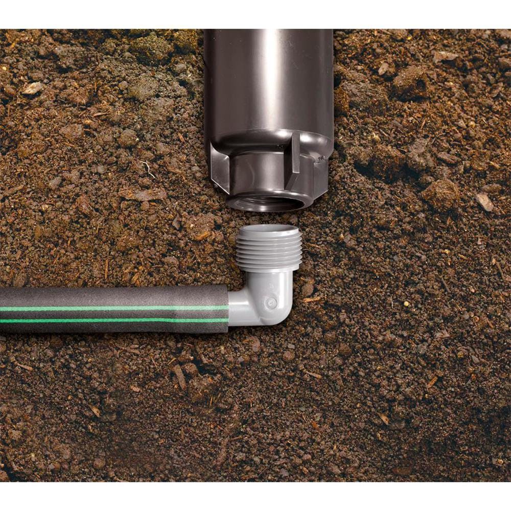 slide 3 of 6, Rain Bird Barbed x 3/4-in MNPT Flex pipe elbow, 1 ct