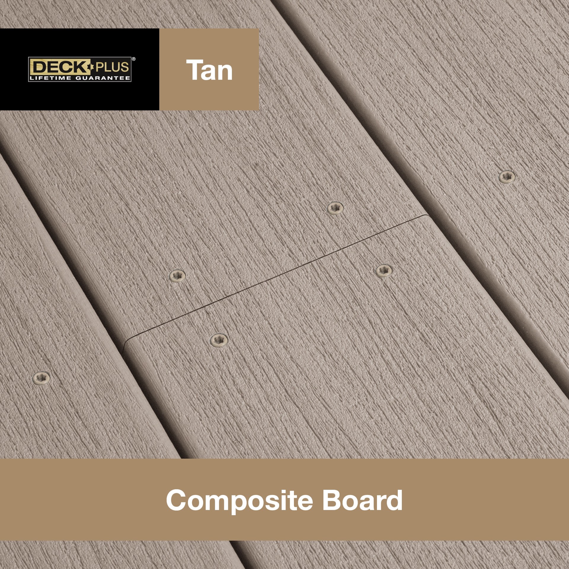 slide 4 of 6, Deck Plus #8 x 1-1/2-in Composite Deck Screws (147-Per Box), 1 ct