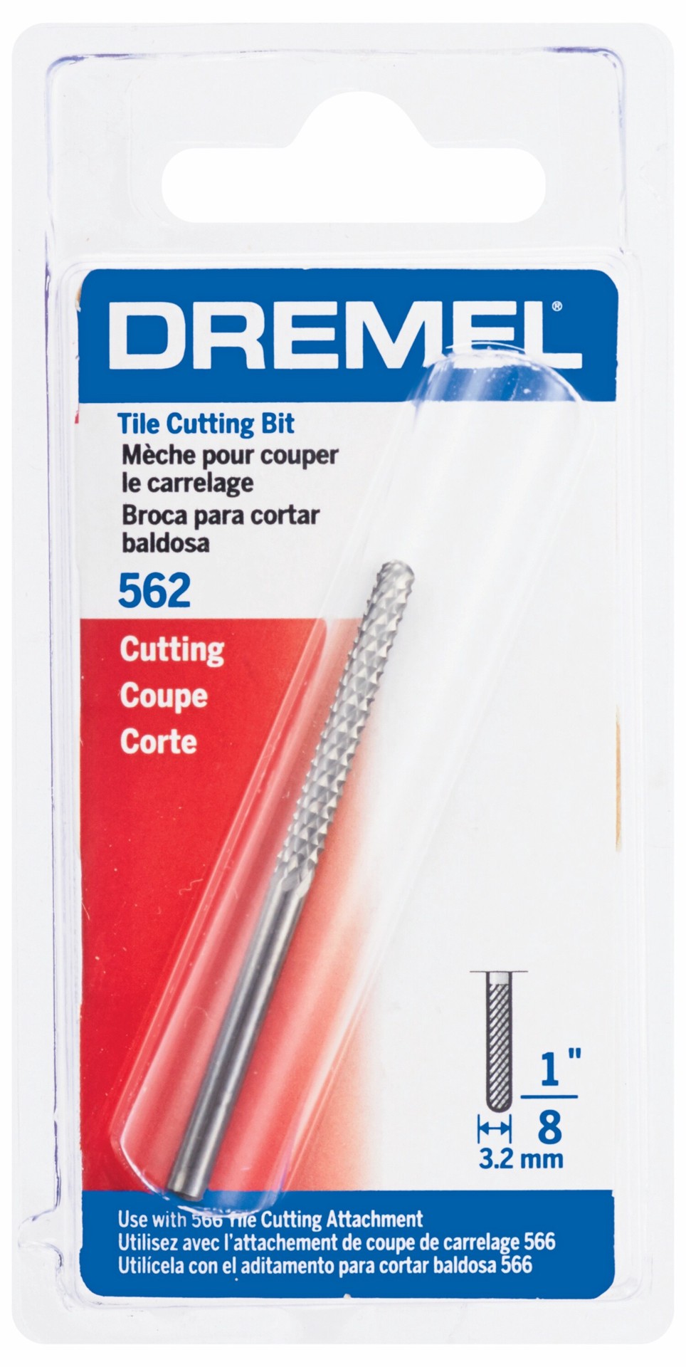 slide 3 of 6, Dremel Steel 1/8-in Cutting Bit Accessory, 1 ct