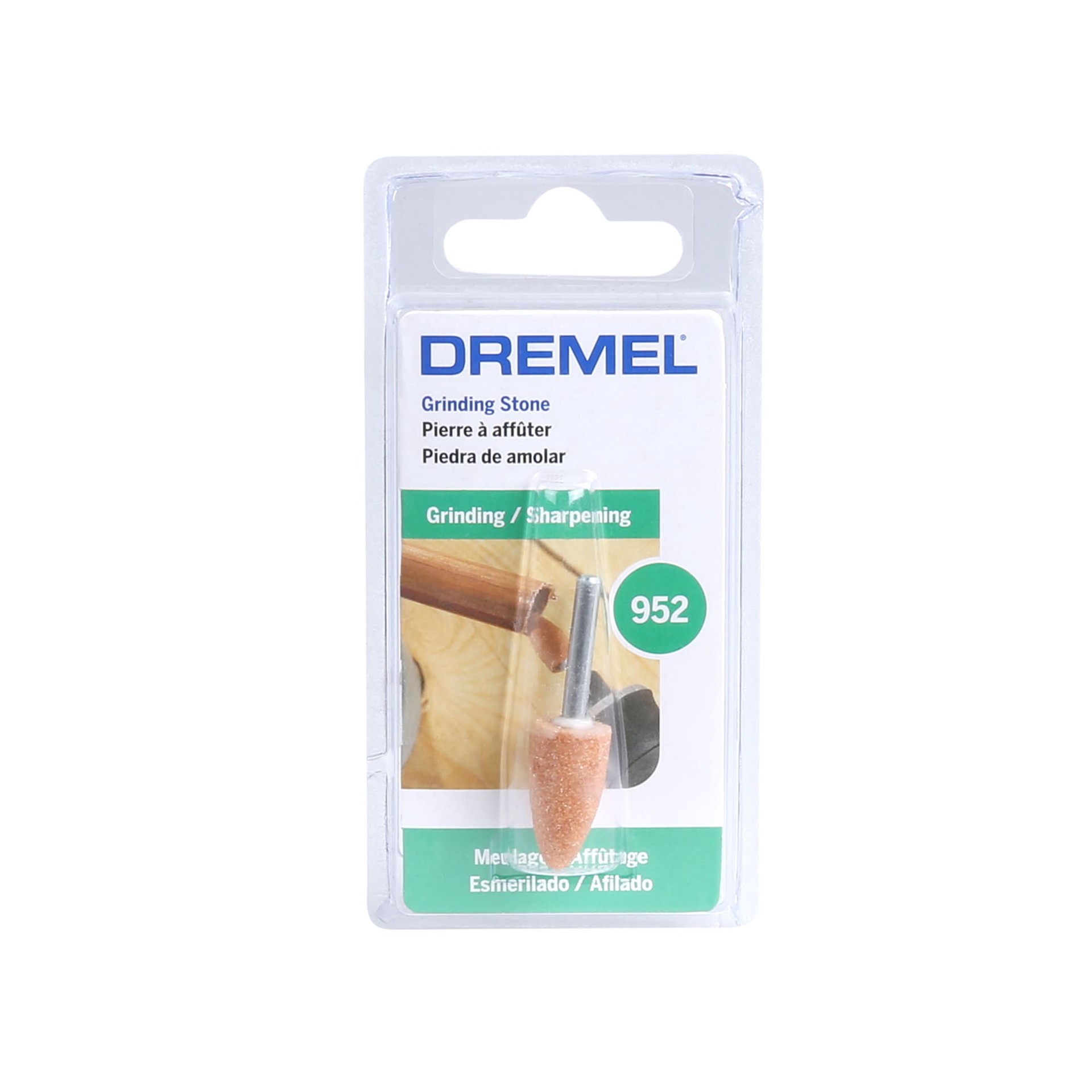 slide 3 of 6, Dremel Aluminum Oxide 3/8-in Grinding/Sharpening Bit Accessory, 1 ct