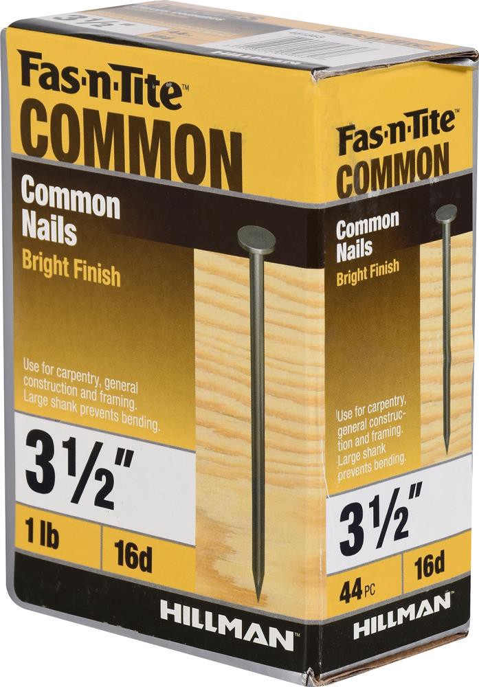 slide 5 of 6, Fas-n-Tite 3-1/2-in 8 -Gauge Bright Ring Shank Common Nails 44 -Per Box, 1 ct