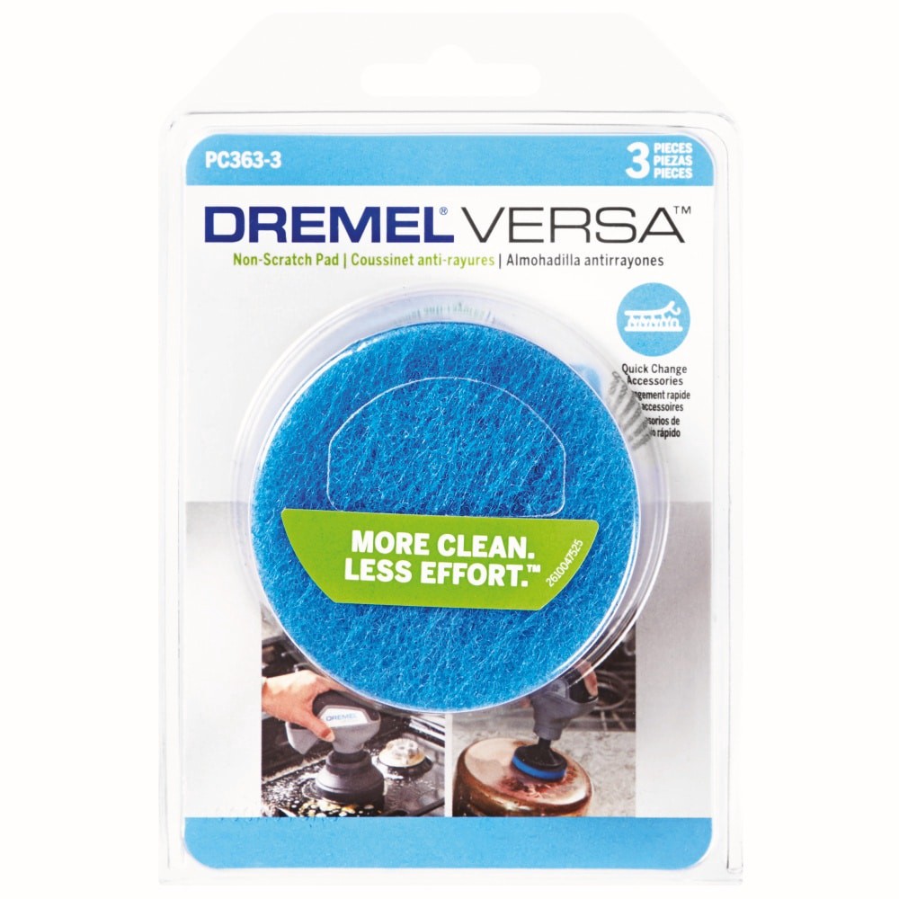slide 6 of 6, Dremel Versa 2.5-in Fine Non-scratch Microfiber Sponge Use On Dremel Versa Pc10-01 (3-Pack), 1 ct