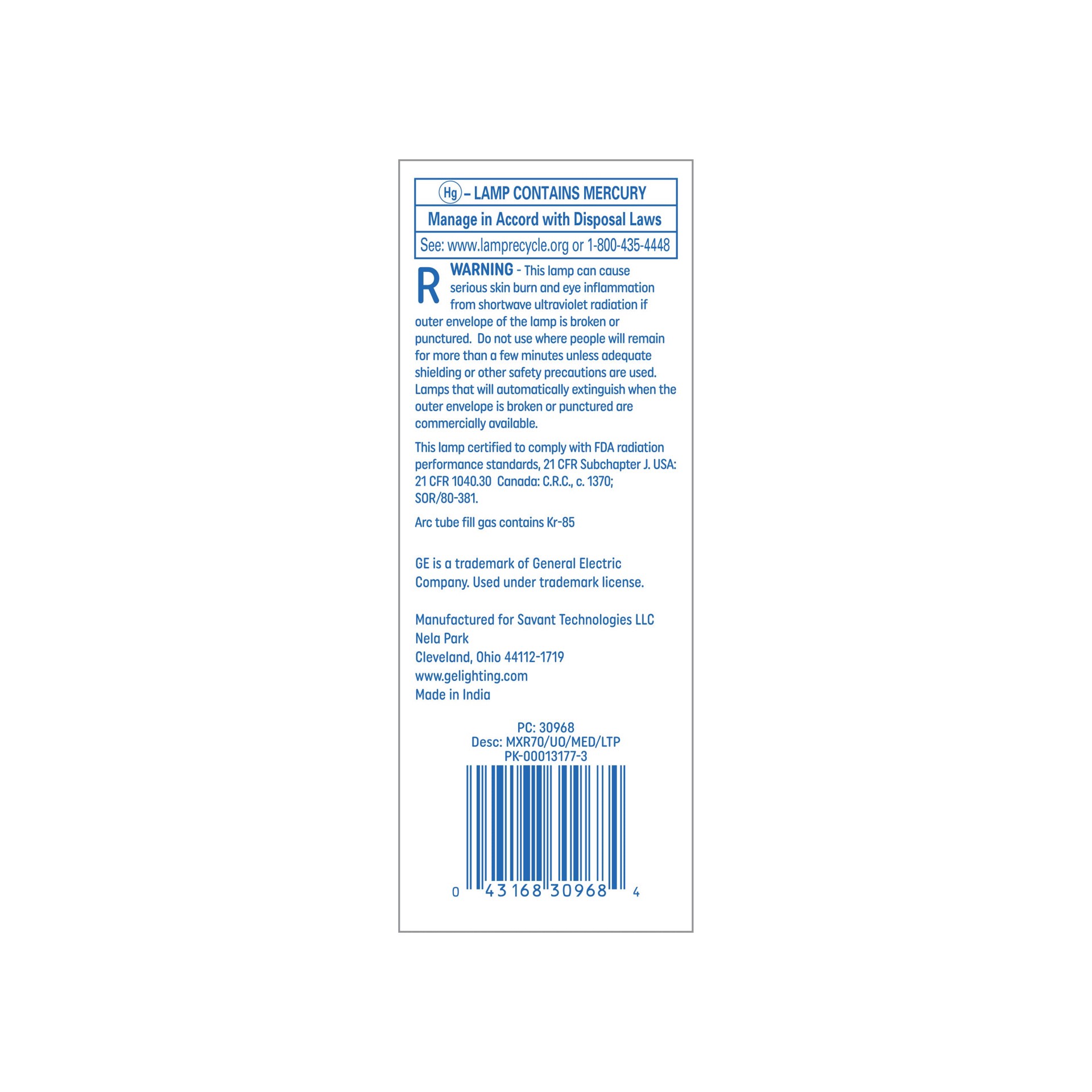 slide 4 of 4, GE 70 -Watt EQ ED17 Warm white Medium base (E-26) Metal halide Specialty Light Bulb, 1 ct