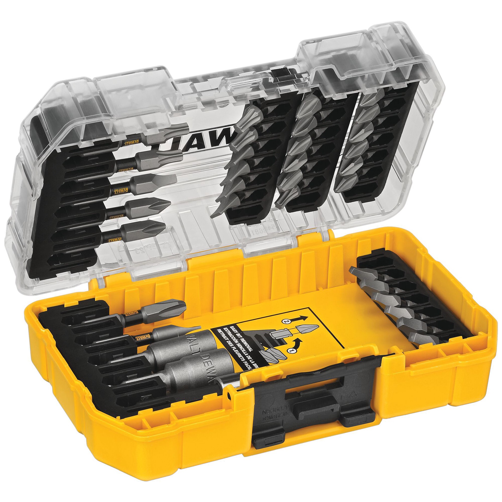 slide 3 of 6, DEWALT Tough Grip Screwdriver Bit Set (35-Piece), 1 ct