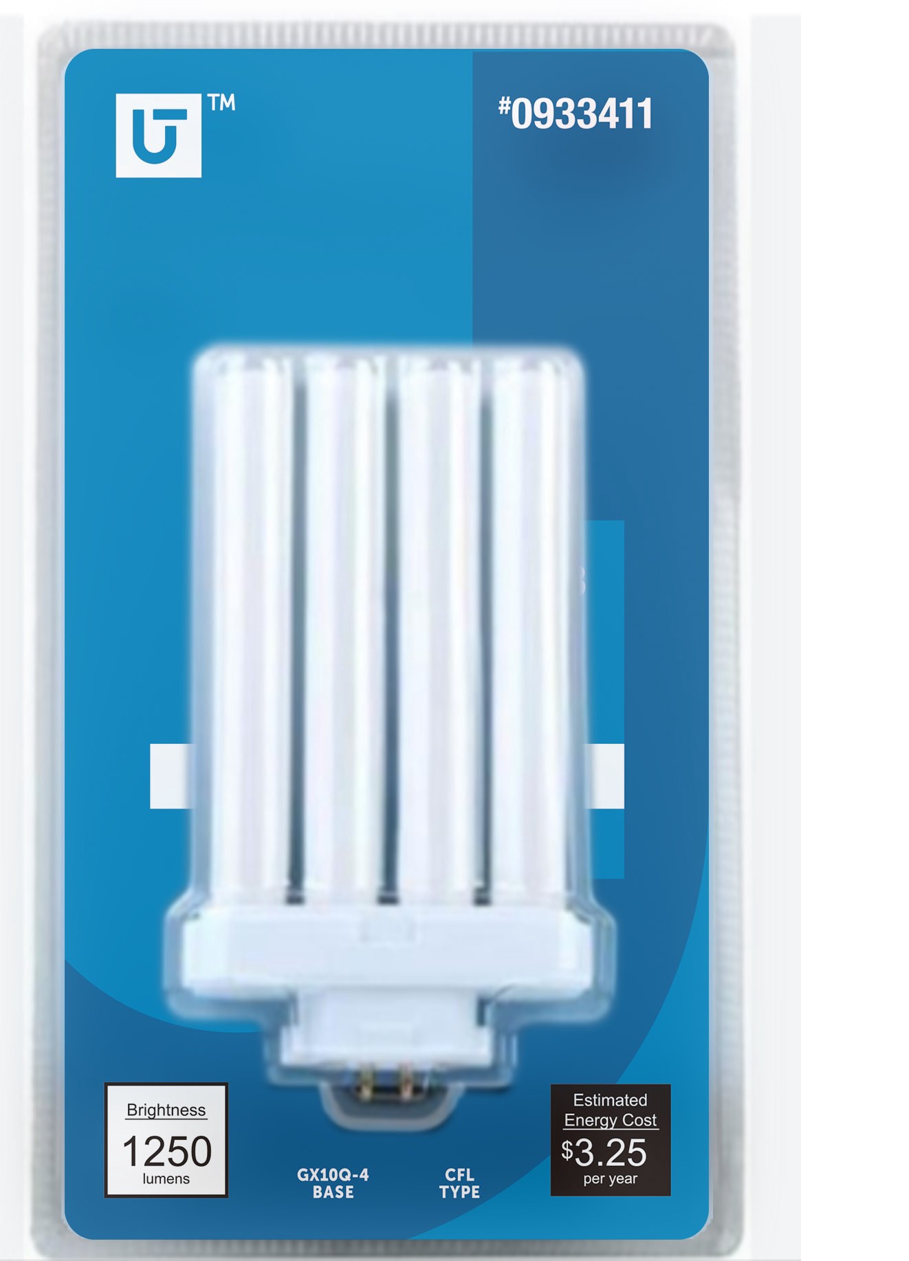 slide 1 of 4, Utilitech 75 -Watt EQ Daylight CFL General purpose Light Bulb, 1 ct