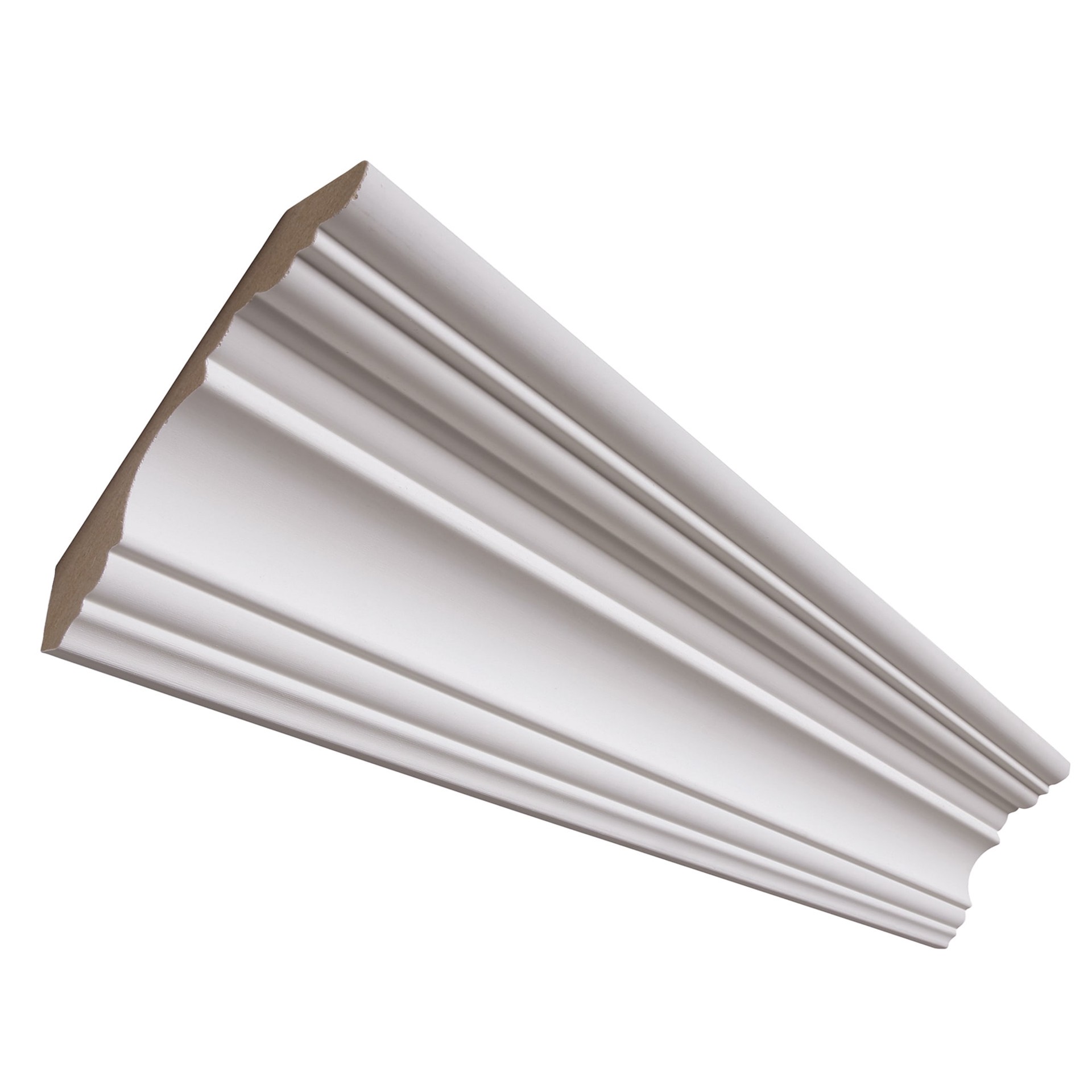 slide 1 of 5, allen + roth 4-1/4-in x 12-ft Painted MDF L 326 Crown Moulding, 1 ct