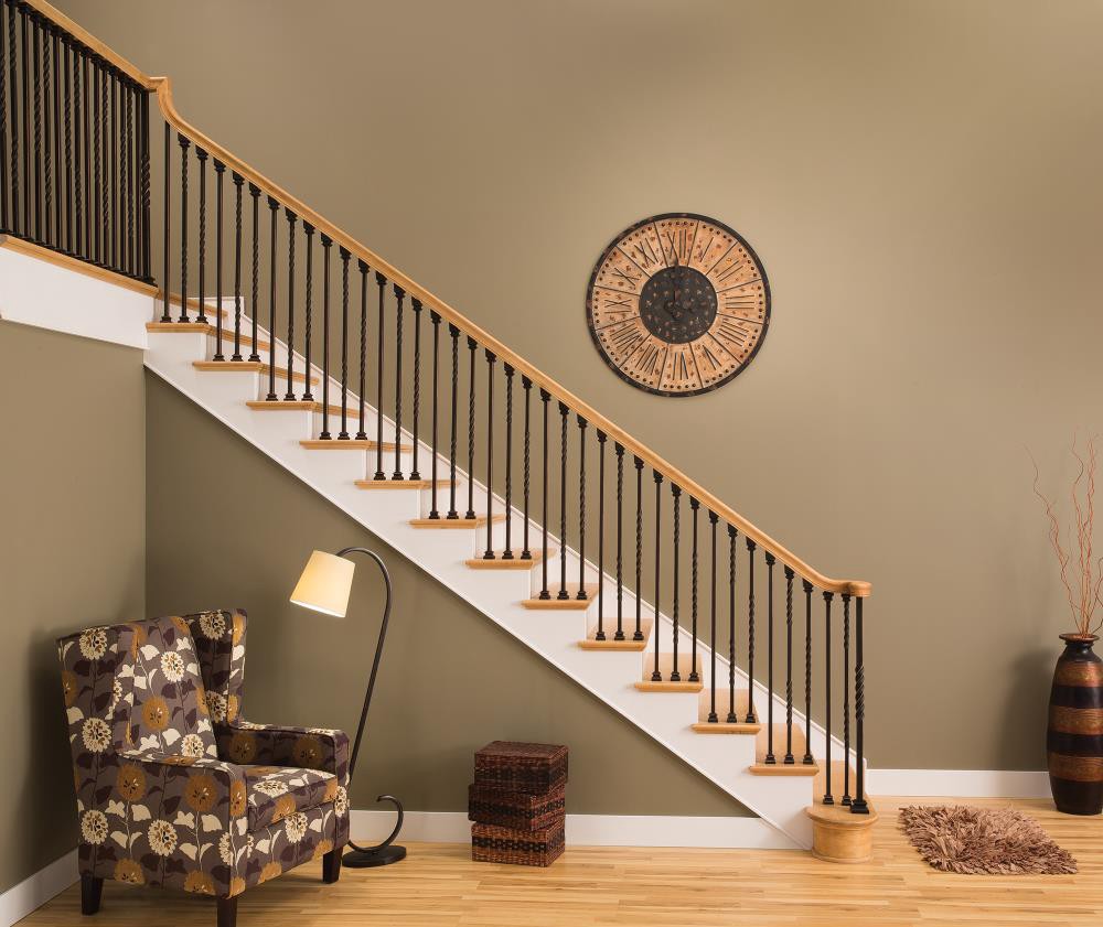 slide 2 of 4, L.J. Smith Stair Systems 2.25-in x 9.25-in Unfinished Wood Red oak Interior 7012 Angle, 1 ct